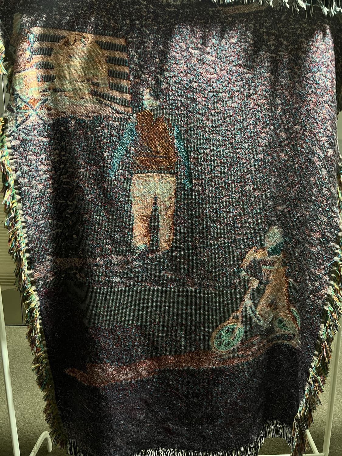 Vintage 39etc nvps carpet tapestry blanket dad and son Size ONE SIZE - 7 Thumbnail