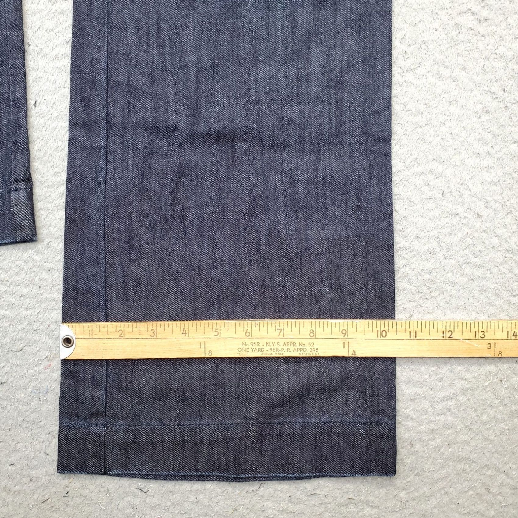 Loft LOFT Jeans Women 6 Blue Denim Stretch Flat Front Boho Faded Streetwear Wide Leg Shirt Pants Boho Style 6 Womens Size 6 Jeans Mens? Size 28" / US 6 / IT 42 - 4 Thumbnail