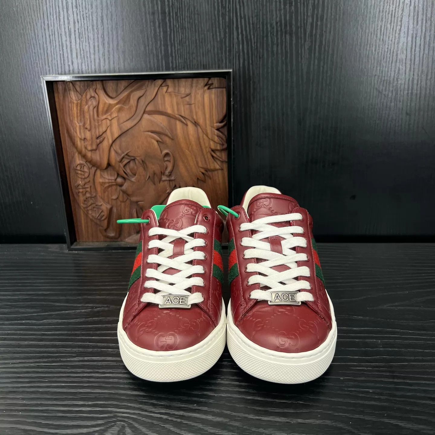 Gucci Gucci Ace Red Sneaker 35.5 Worn Once Size US 5 / IT 35 - 3 Thumbnail