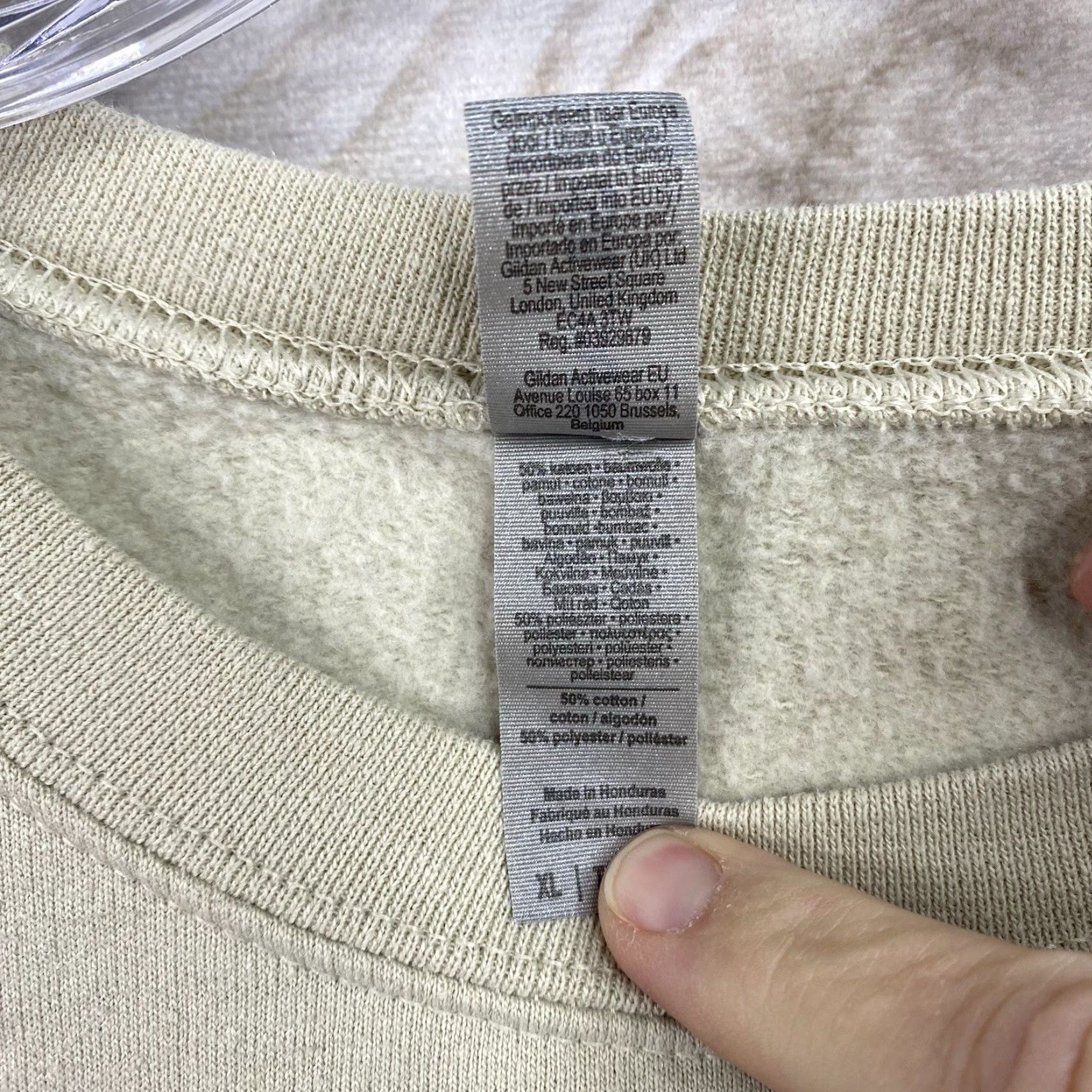 Gildan Gildan Heavy Blend Sweatshirt XL Beige Attitude Problem Not My Problem Graphic Pullover Crew Neck Long Sleeve Women Heavyweight Size XL / US 12-14 / IT 48-50 - 4 Thumbnail