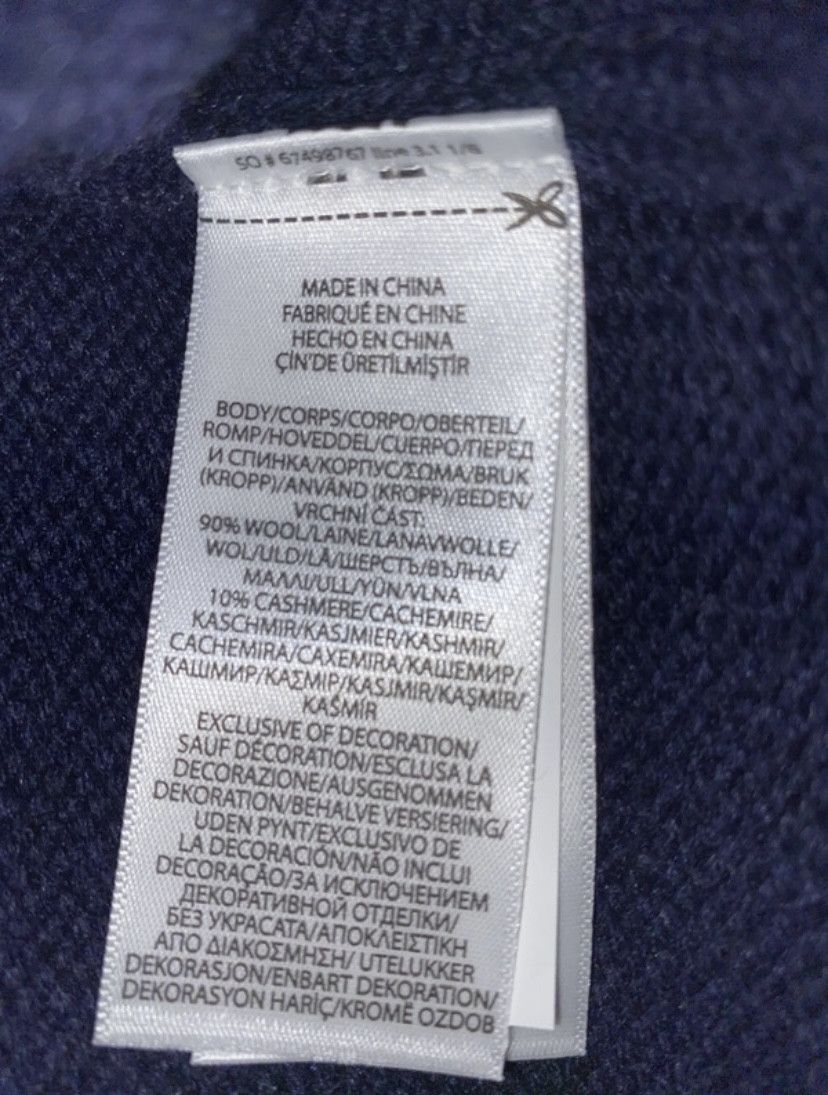 Polo Ralph Lauren Polo Bear wool-cashmere jumper Size US M / EU 48-50 / 2 - 6 Thumbnail