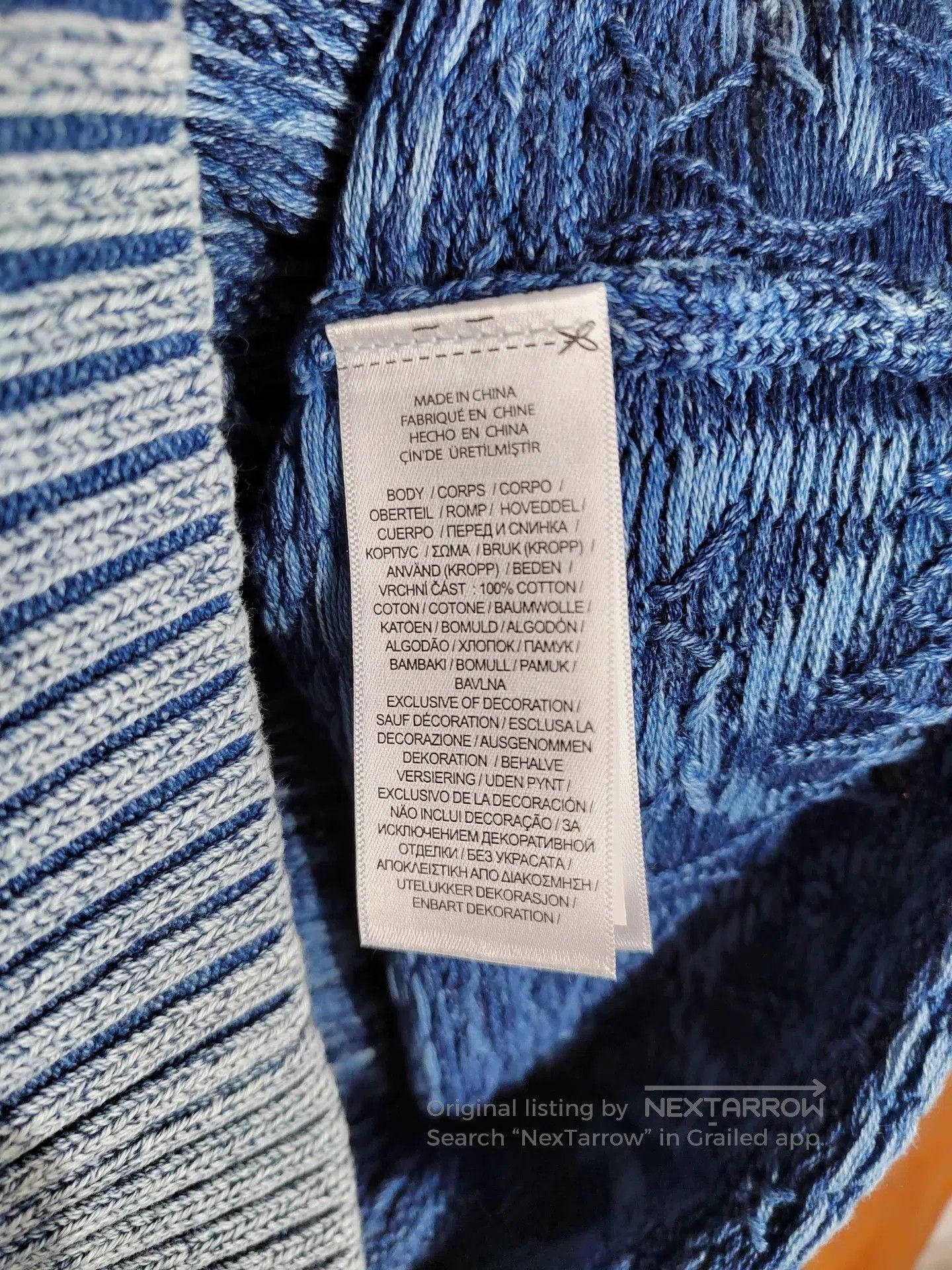 Polo Ralph Lauren Ralph Lauren Knitted Vest in Blue Stripes. Size US L / EU 52-54 / 3 - 7 Thumbnail