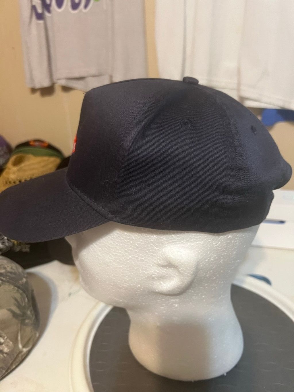 Other Men's Unbranded Navy Red Sox Logo Baseball Cap One Size Size ONE SIZE - 2 Thumbnail