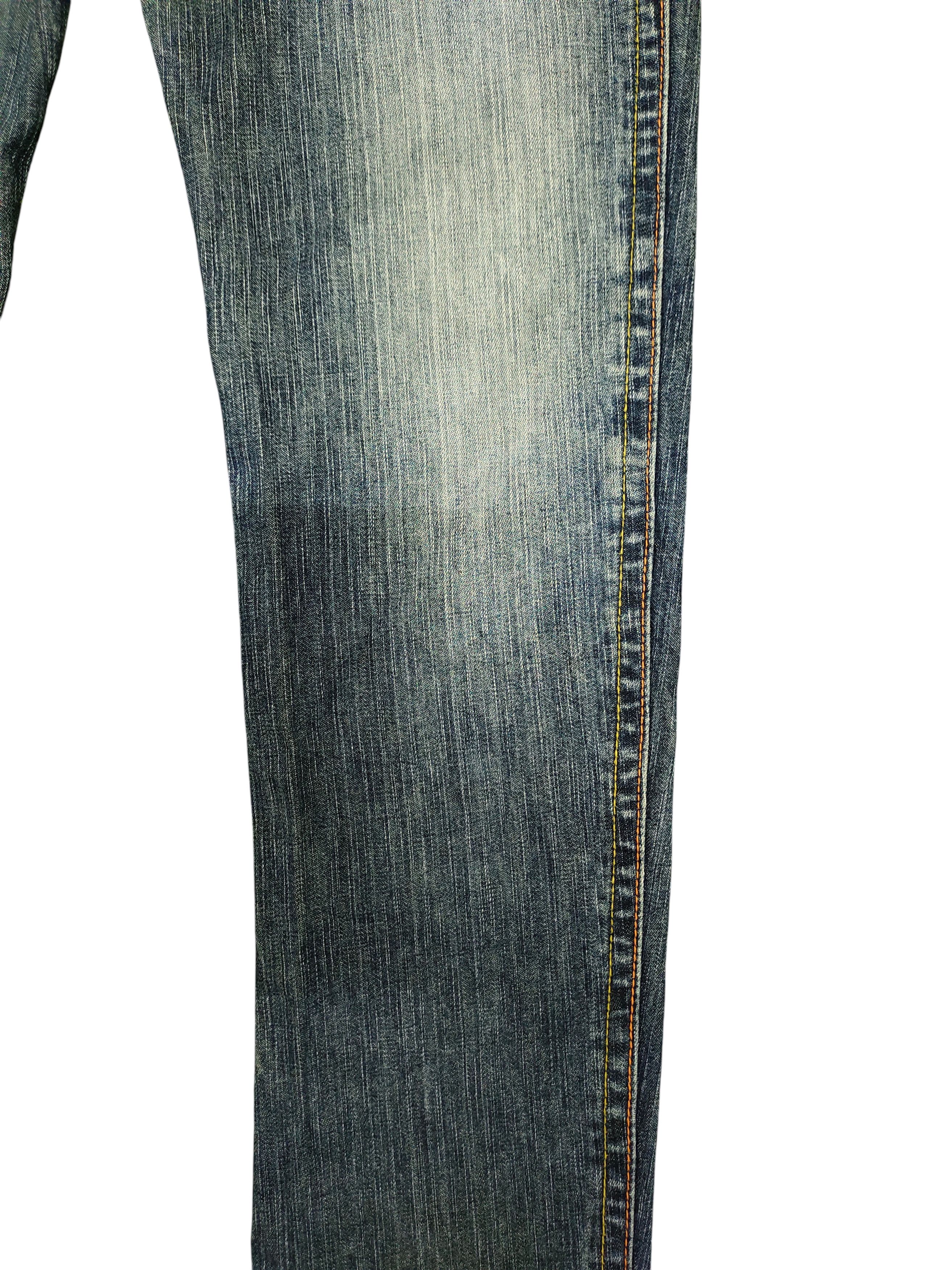 Hysteric Glamour Japanese Brand Tip Top Back Pocket Clawmark Faded Jeans Size US 31 - 3 Thumbnail