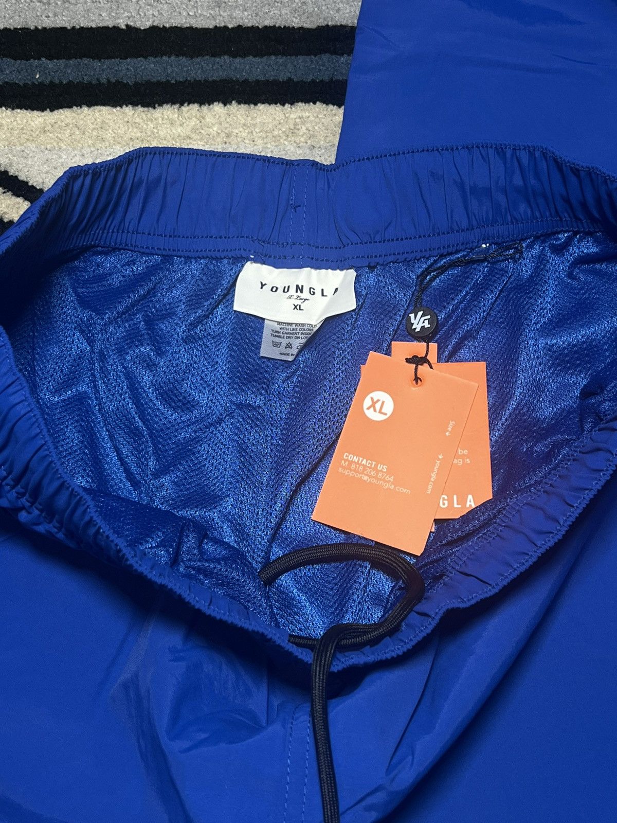 YoungLA Young LA Track pants sweats size XL royal blue brand new Size US 36 / EU 52 - 5 Thumbnail