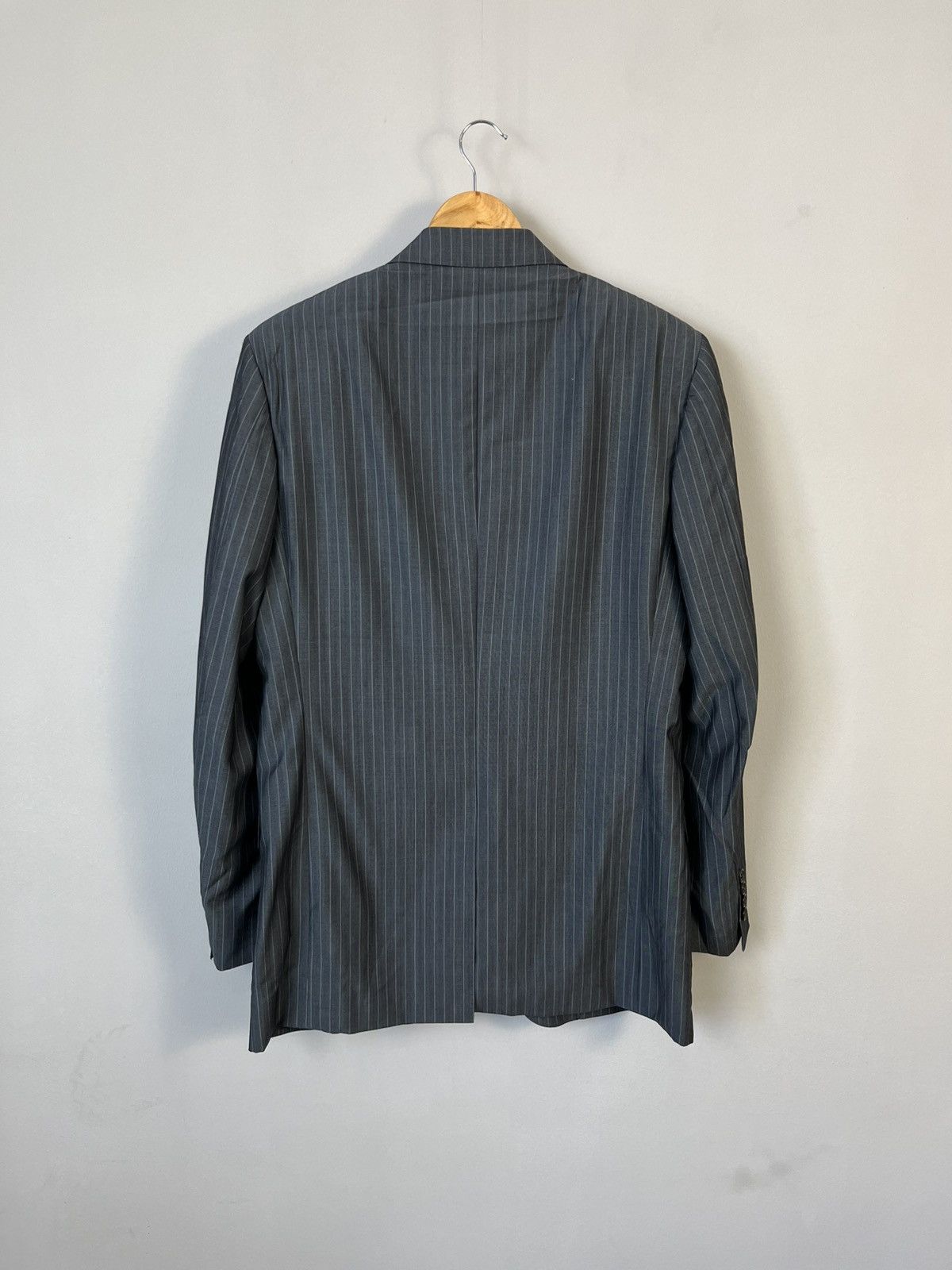 Lanvin × Vintage Lanvin Vintage Luxury Classic Striped Blazer Jacket Italy Size 38R - 7 Thumbnail