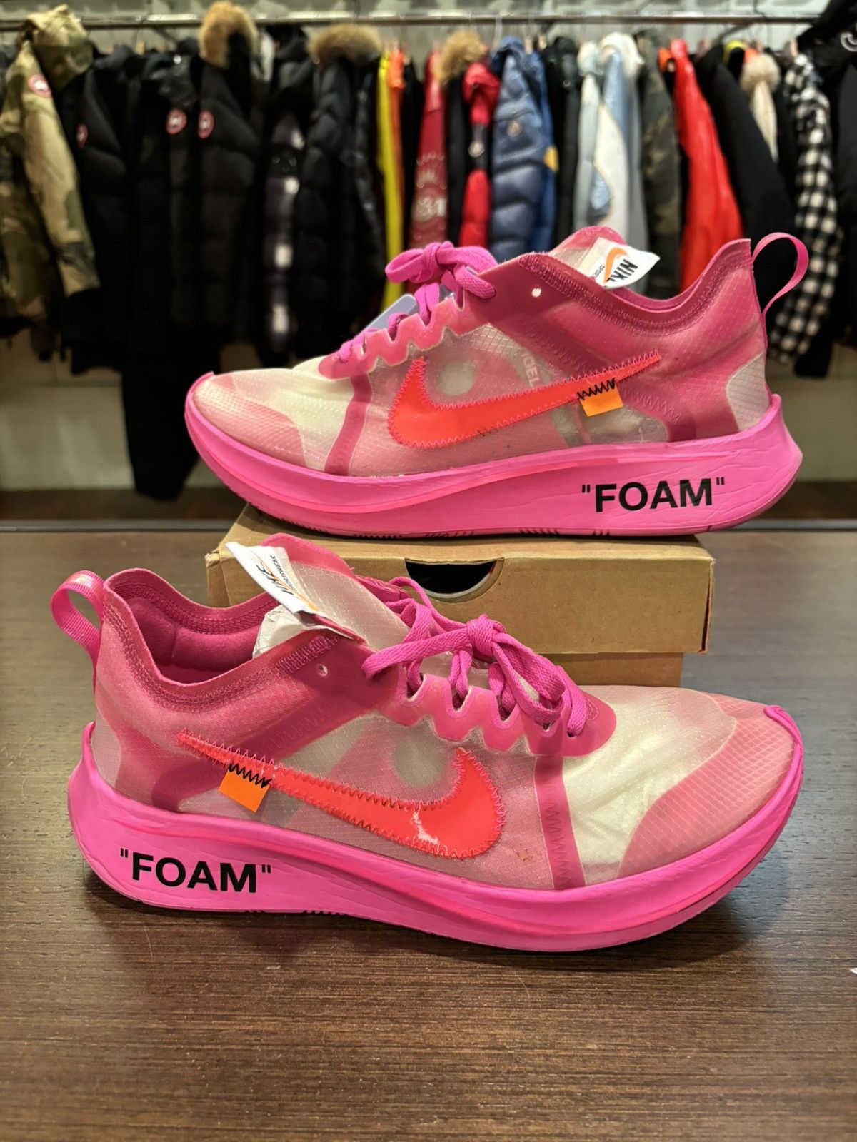 Nike Zoom Fly Off White Pink C Footwear