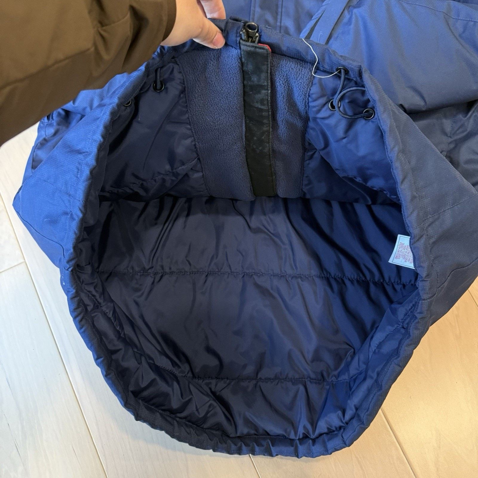 Nike Vintage Nike FC Barcelona Bench Coat Navy Full Zip Insulated Size US XL / EU 56 / 4 - 7 Thumbnail