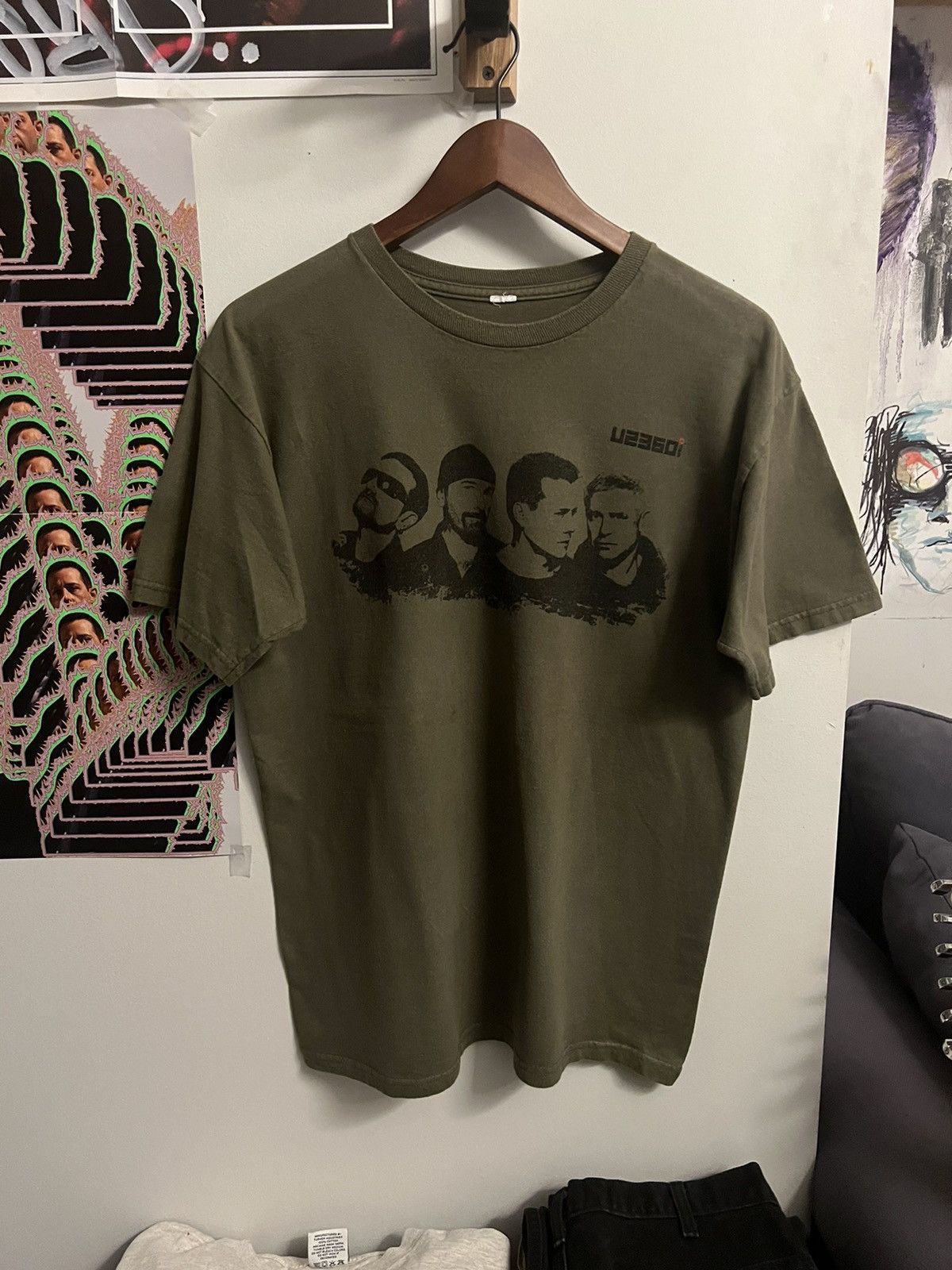 Band Tees × Vintage U2 360 Tour Band Tee Size US L / EU 52-54 / 3 - 1 Thumbnail