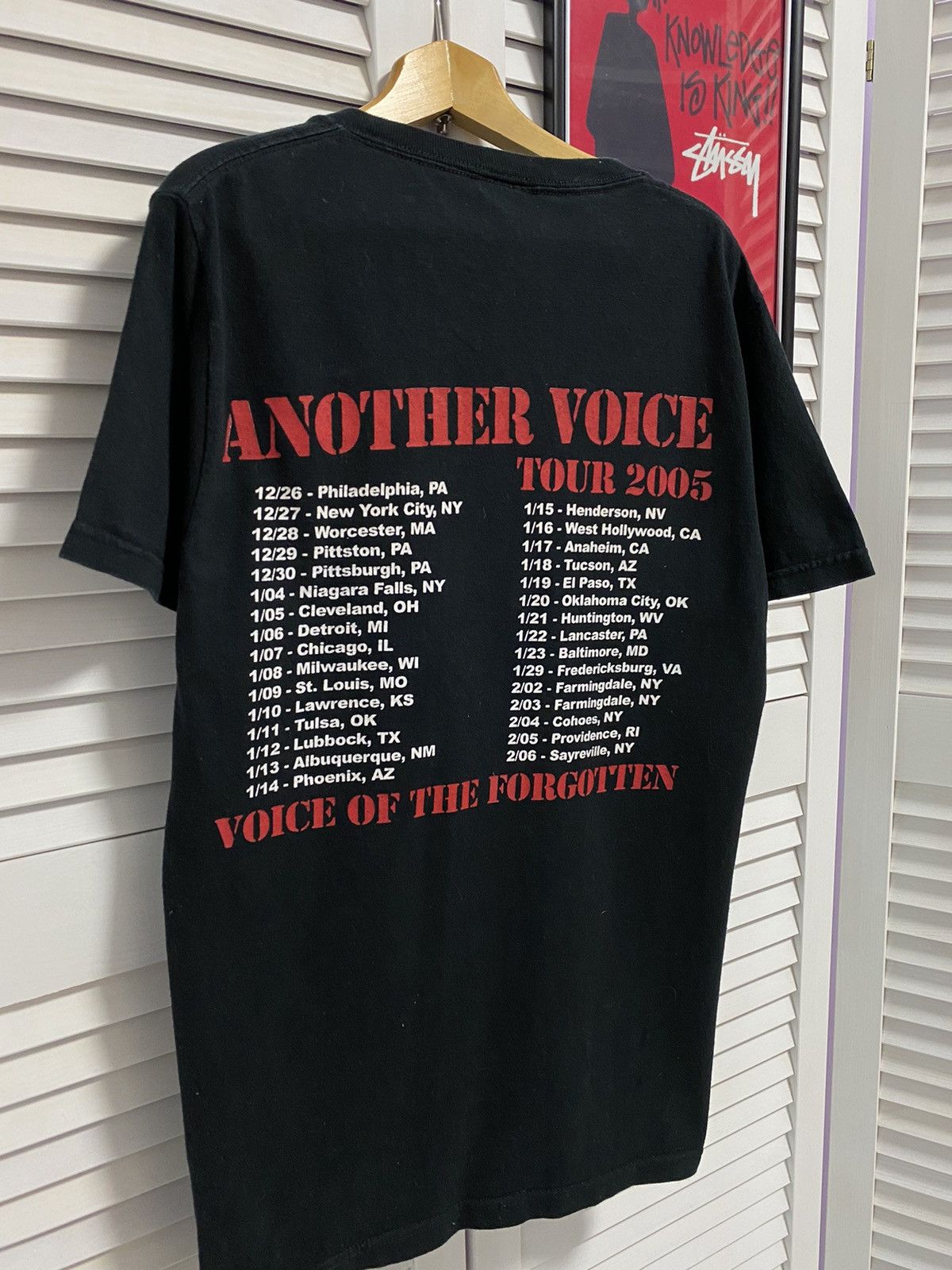 Band Tees Vintage T-Shirt Rock Agnostic Front Tour 2005 Voice Band Tee Size US S / EU 44-46 / 1 - 4 Thumbnail