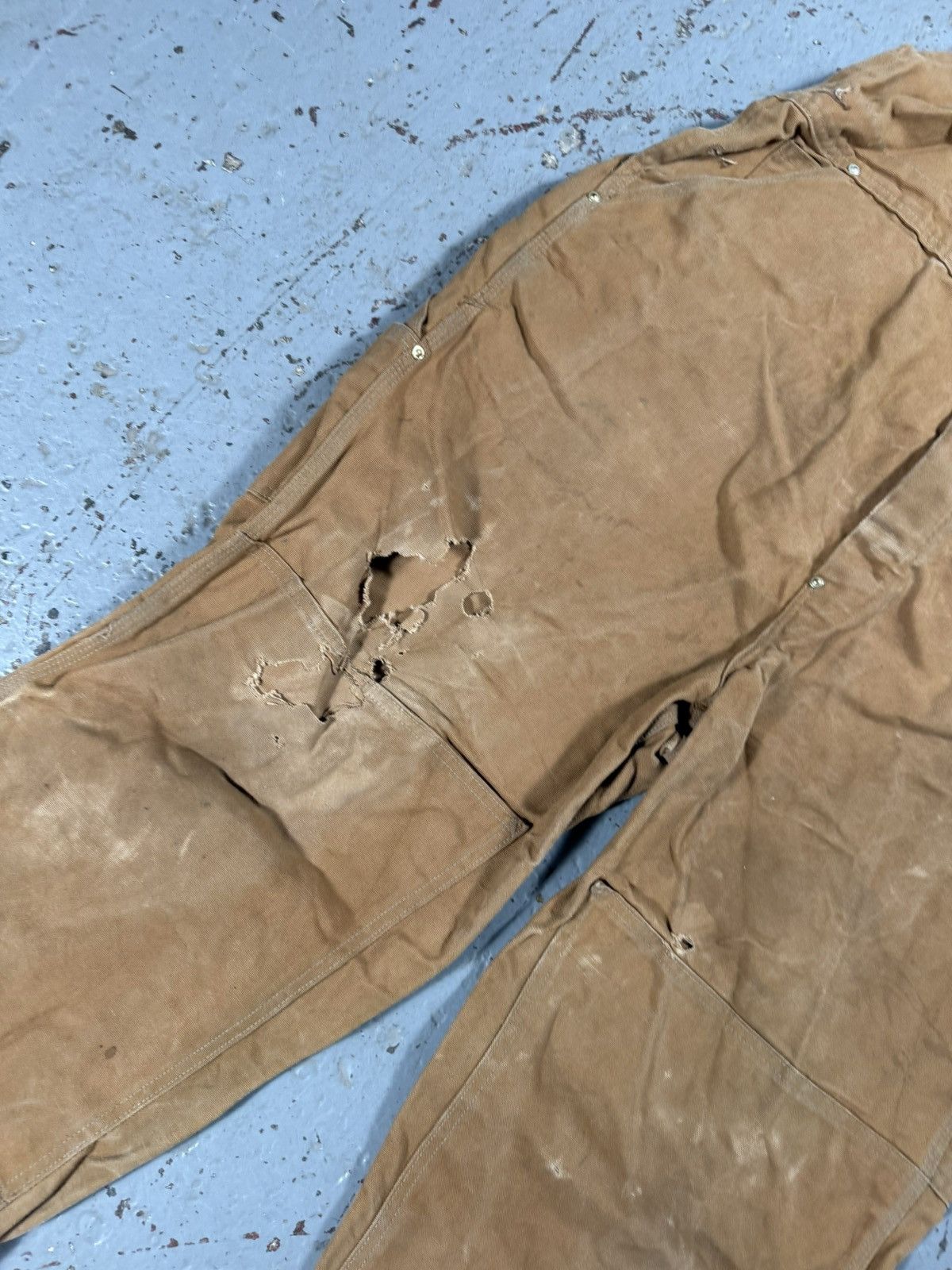 Carhartt Perfectly Thrashed Carhartt Overalls Size US 42 / EU 58 - 5 Thumbnail