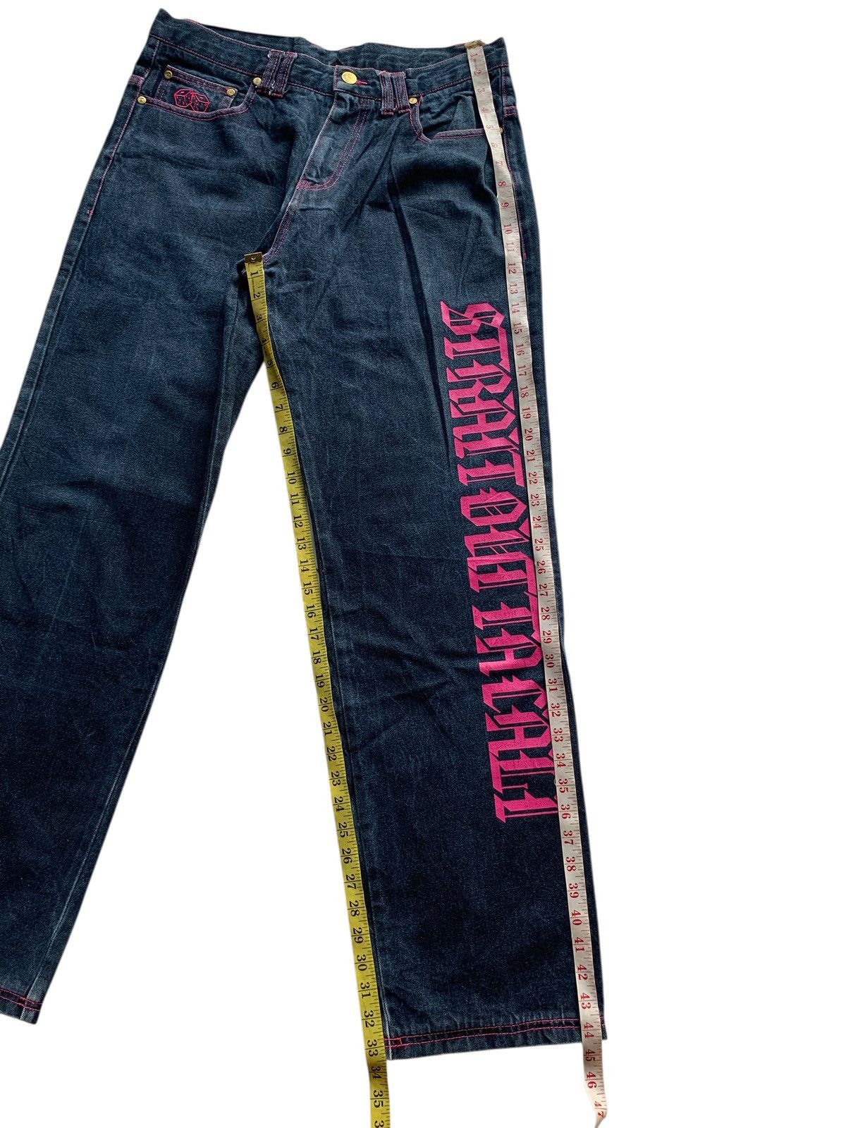 Other SOC DENIM DAICOCK BAGGY INSPIRED EVISU RAW STREETWEAR JEANS Size US 34 / EU 50 - 21 Thumbnail