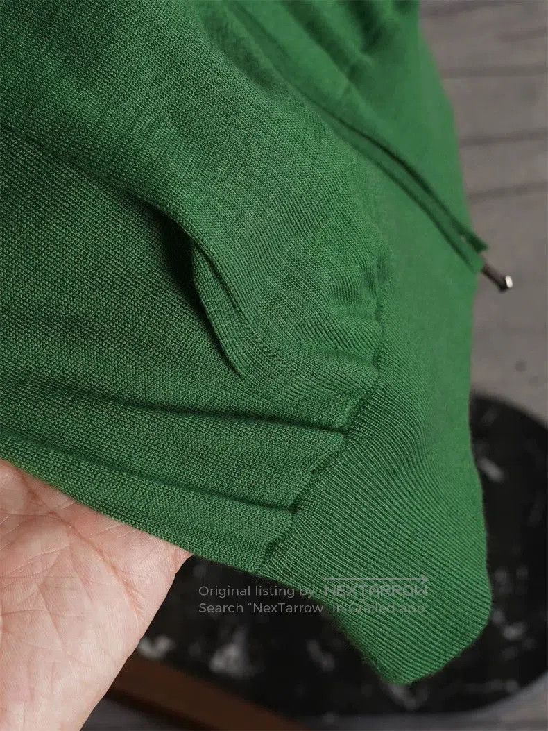 Loro Piana Loro Piana Green Full-Zip Knit Sweater. Size US L / EU 52-54 / 3 - 7 Thumbnail
