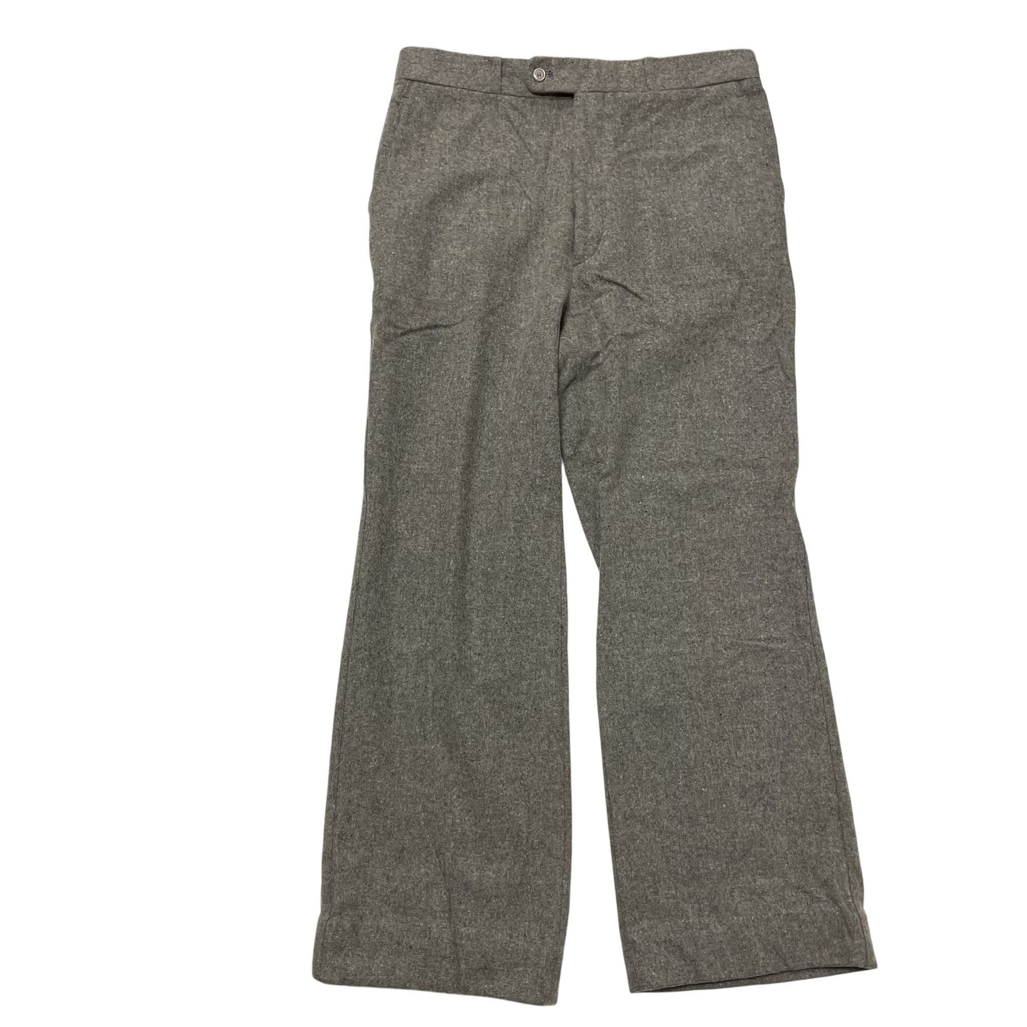 Other Vtg VIP HEATHER Gray Dress Pants BELL BOTTOM Trousers Size US 32 / EU 48 - 6 Thumbnail