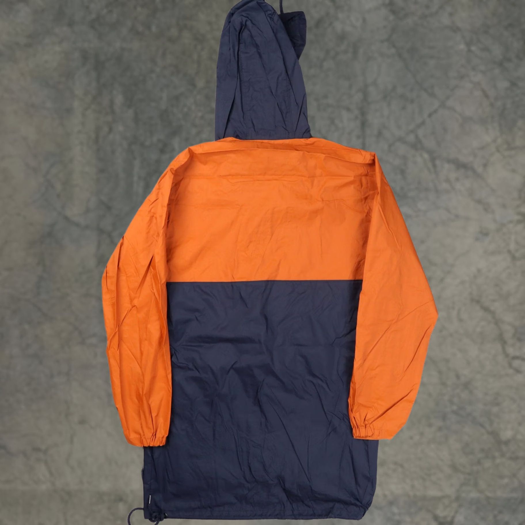 Vintage L.L.Bean Mountain Classic Anorak Orange Blue XS Hooded Nylon Jacket Long Sleeve Mens Size US XS / EU 42 / 0 - 1 Thumbnail