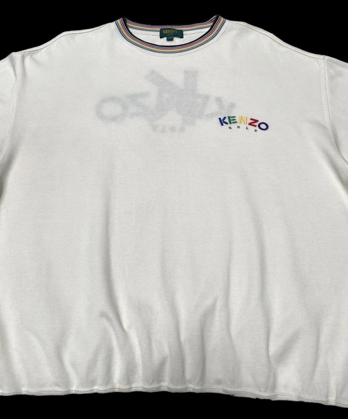 Kenzo × Vintage Vintage Brand Kenzo Big Logo Sweatshirt 1990s Size US L / EU 52-54 / 3 - 3 Thumbnail