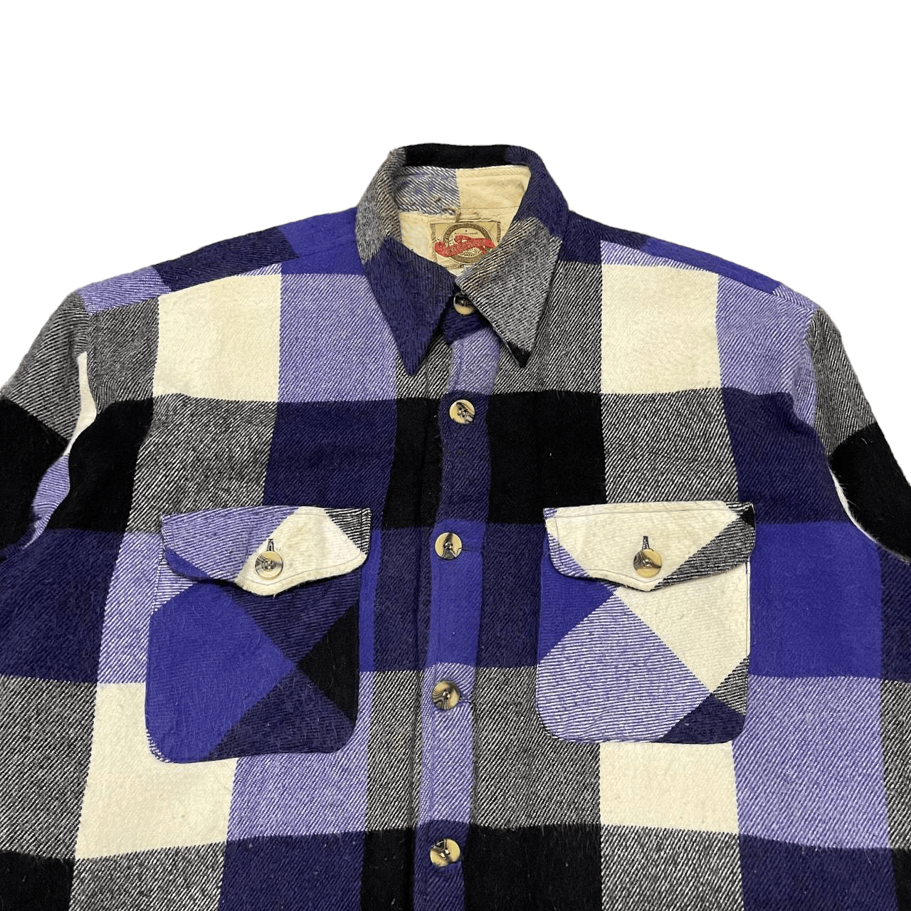 Japanese Brand Vintage Gresham Flannel Jacket Sherpa Linning Size US M / EU 48-50 / 2 - 2 Thumbnail