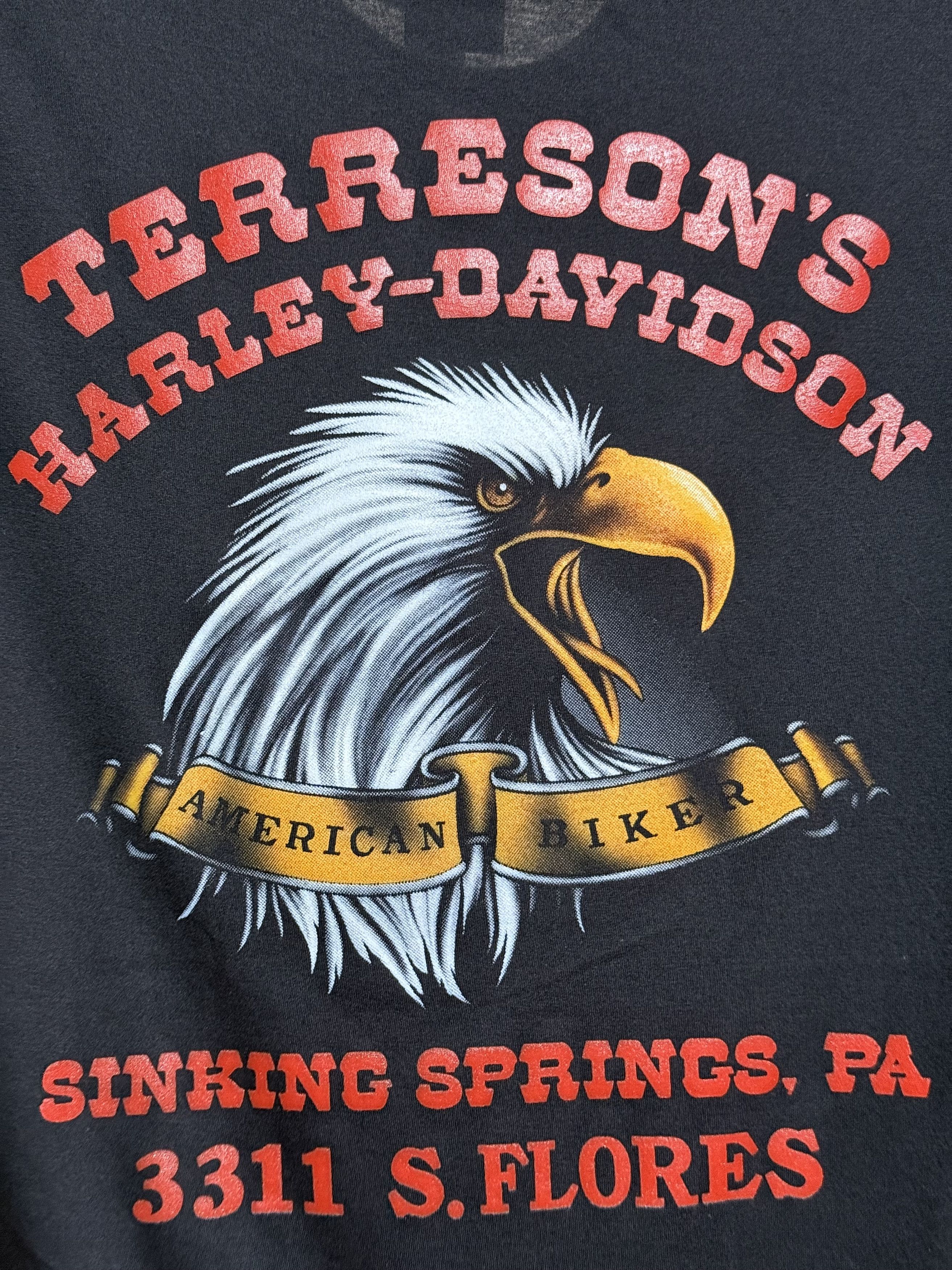 Harley Davidson Vintage 3D Emblem Harley-Davidson Sturgis 1992 Tee USA Size US M / EU 48-50 / 2 - 1 Thumbnail