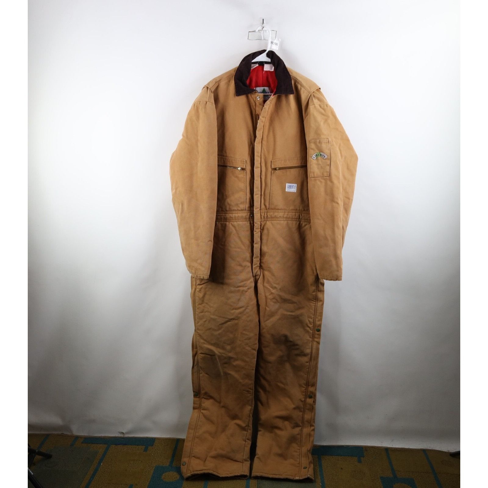 Vintage Vintage 90s Streetwear Quilted Canvas Coveralls Size US 36 / EU 52 - 1 Thumbnail