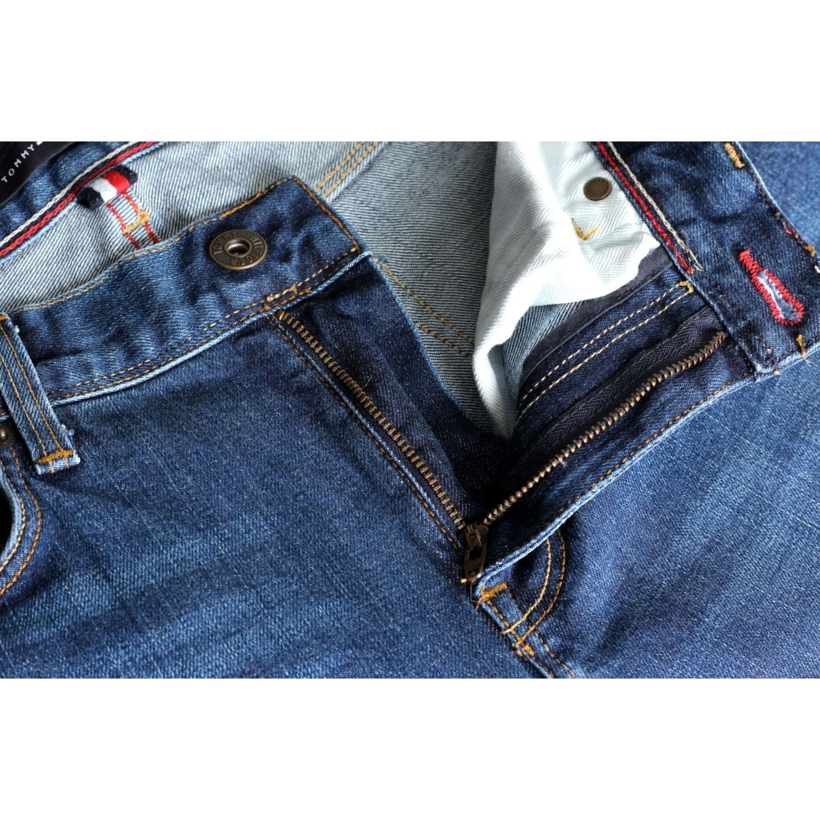 Tommy Hilfiger TOMMY HILFIGER DENTON Jeans Men Size W32 L34 Straight Low Rise Stretch DZ7173 Size US 32 / EU 48 - 7 Thumbnail