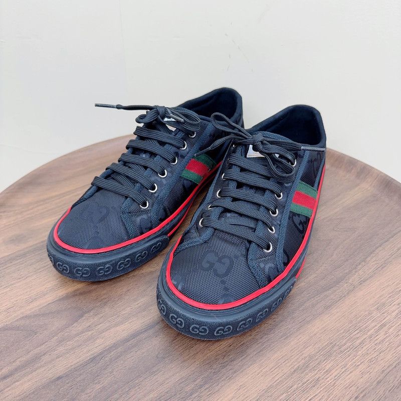 Gucci Gucci Tennis 1977 Two G Logo Fashion Sneakers 0079 Size US 10.5 / EU 43-44 - 1 Thumbnail