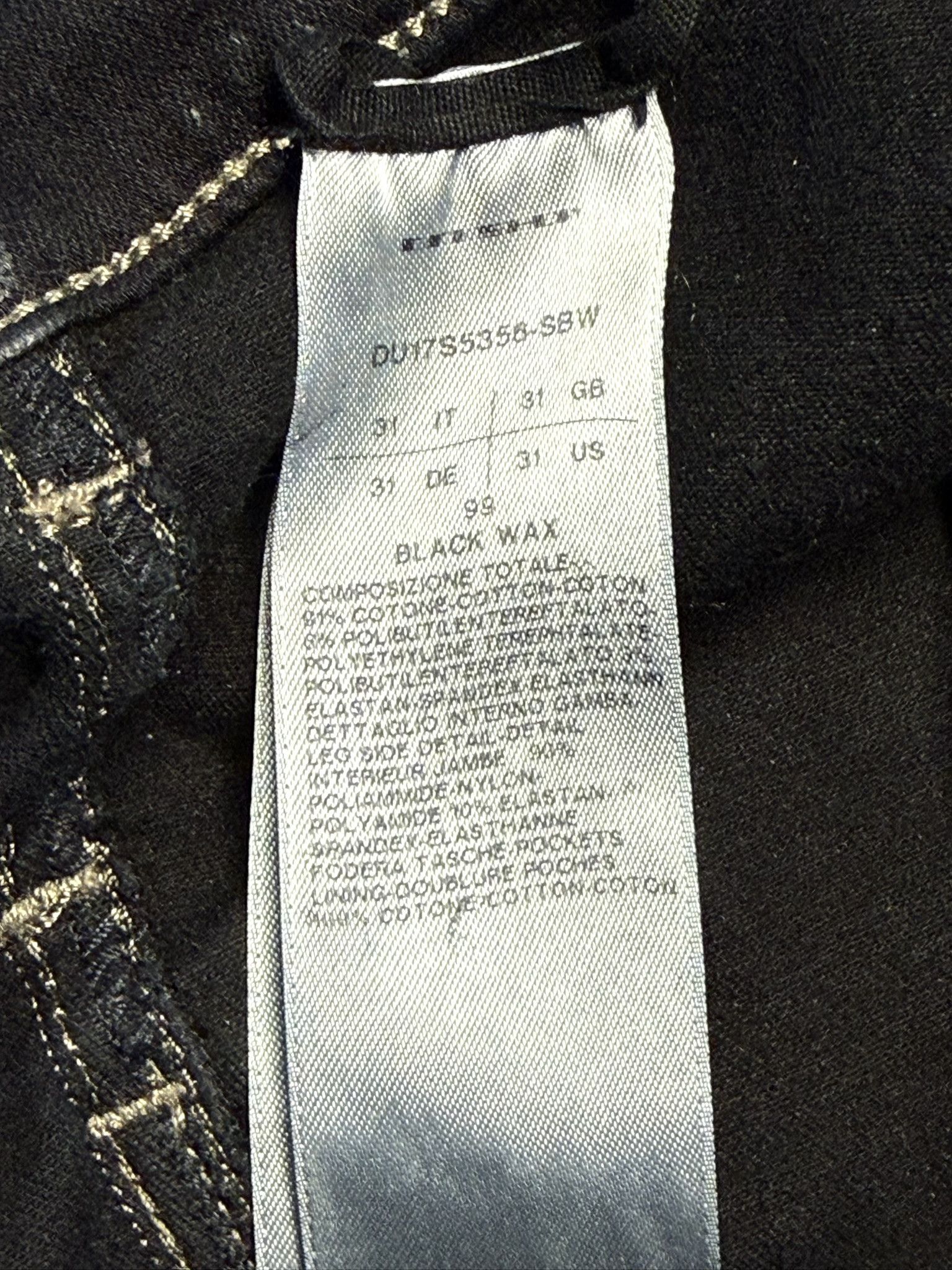 Rick Owens Drkshdw Rick Owens FW15 Memphis Waxed Cargo Denim Size 31 Size US 31 - 13 Thumbnail