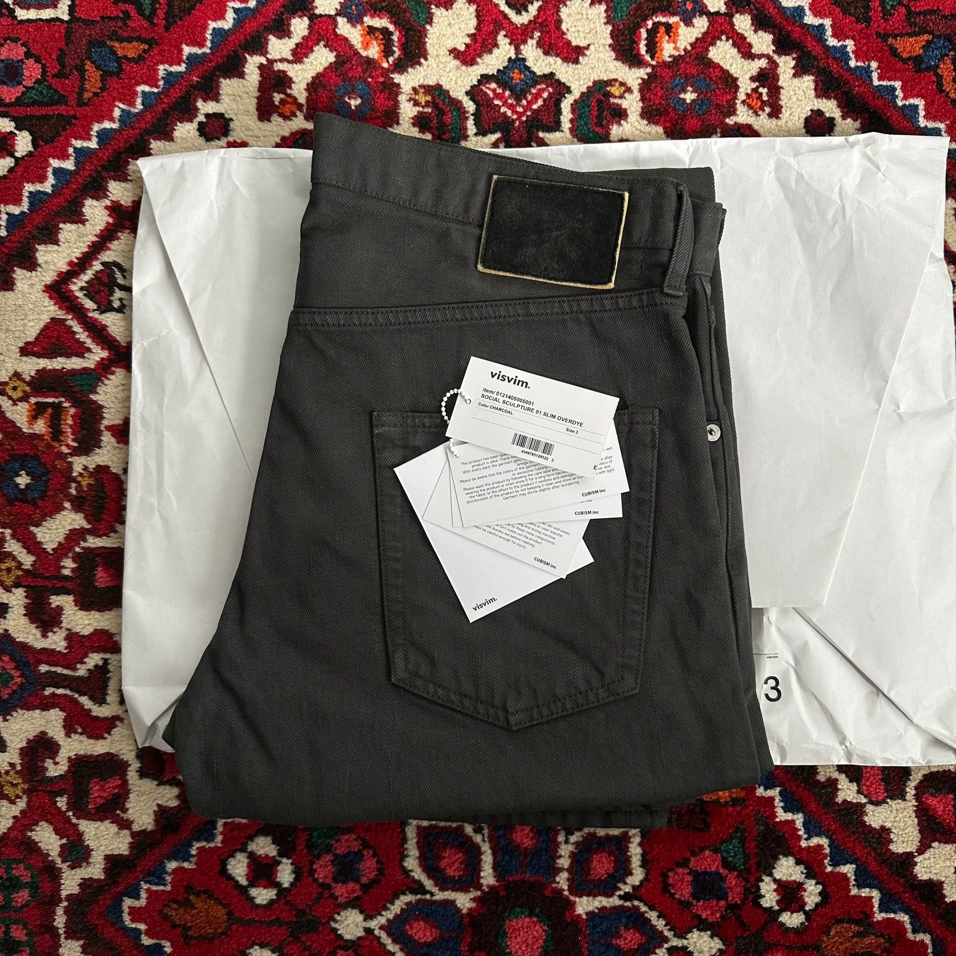 Visvim visvim 21aw 01 slim overdye jeans Size US 34 / EU 50 - 1 Thumbnail
