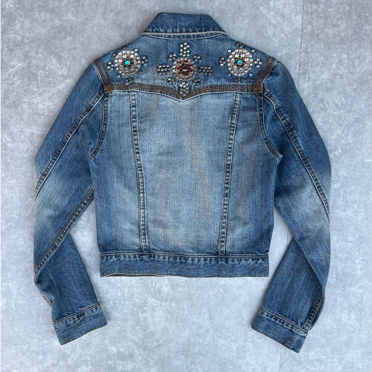 Other 90s Vintage Denim Embellished Jacket -S Size S / US 4 / IT 40 - 5 Thumbnail