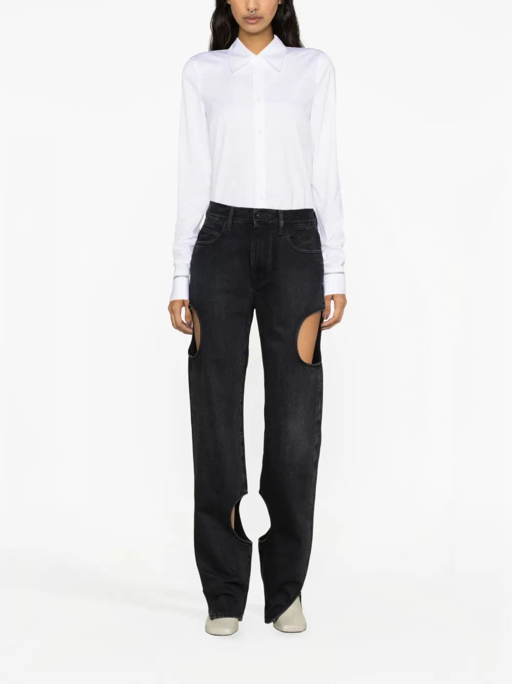 o1y1225 Denim Pant in Black