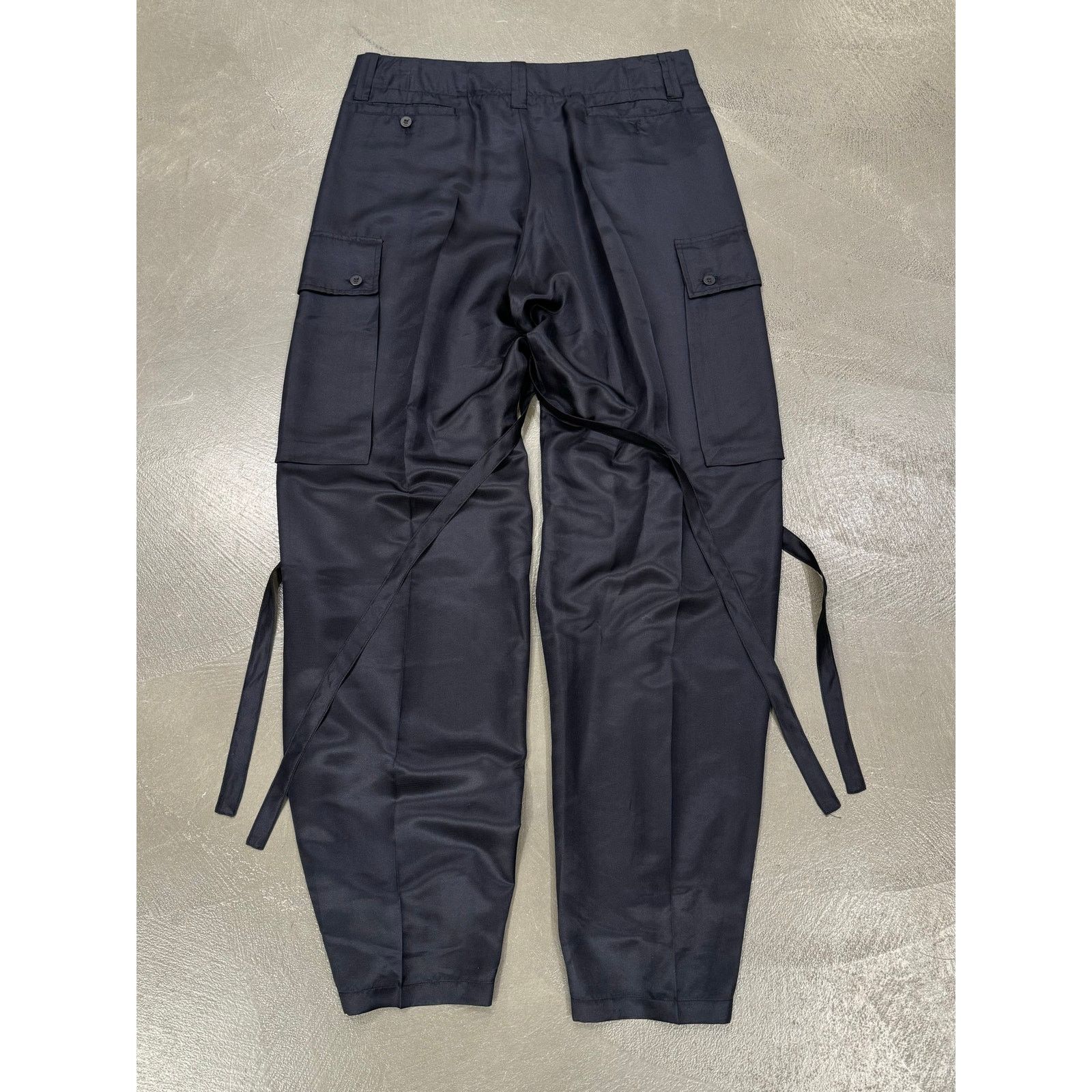 Gucci S/S 2001 Gucci by Tom Ford silk bondage cargo pants Size 32" / US 10 / IT 46 - 2 Thumbnail