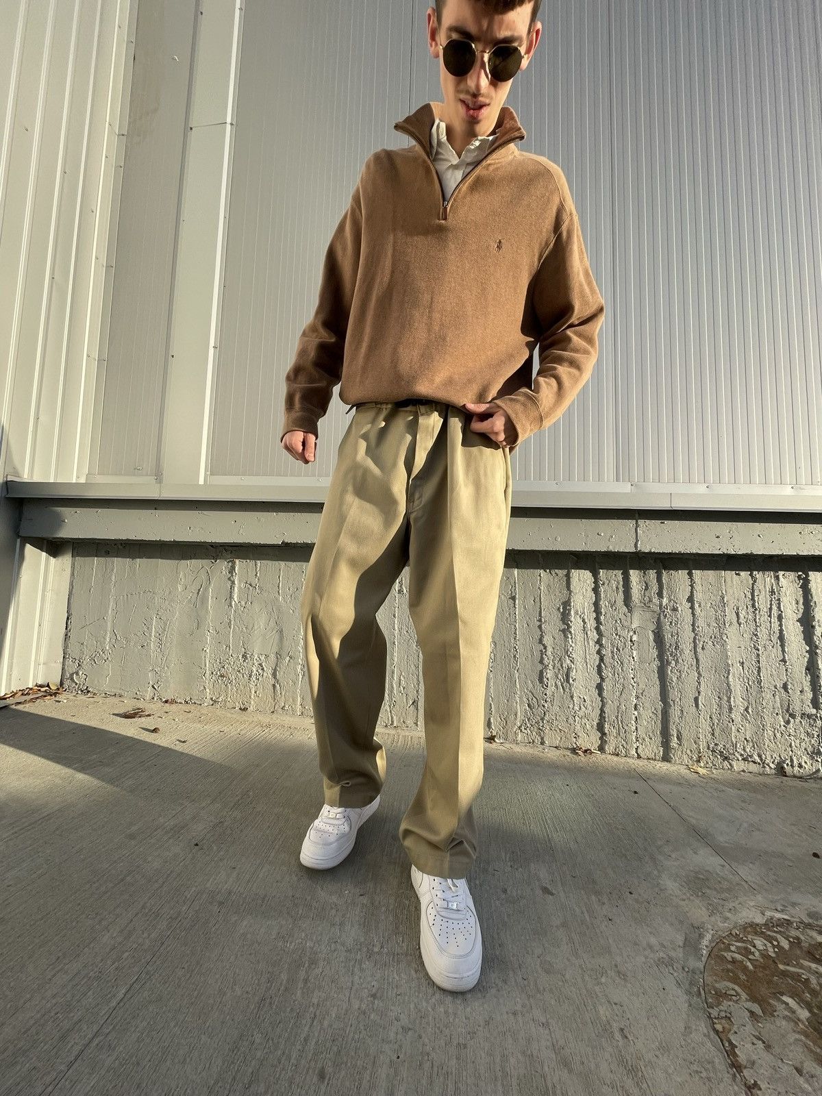 Ralph Lauren × Vintage Vintage Ralph Lauren 1/4 zip sweater old money Size US XL / EU 56 / 4 - 4 Thumbnail