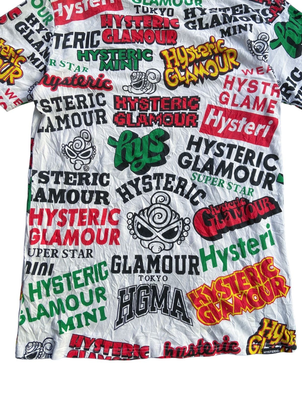 Hysteric Glamour HYSTERIC GLAMOUR BABY ALL OVER PRINT TEE Size US XL / EU 56 / 4 - 12 Thumbnail