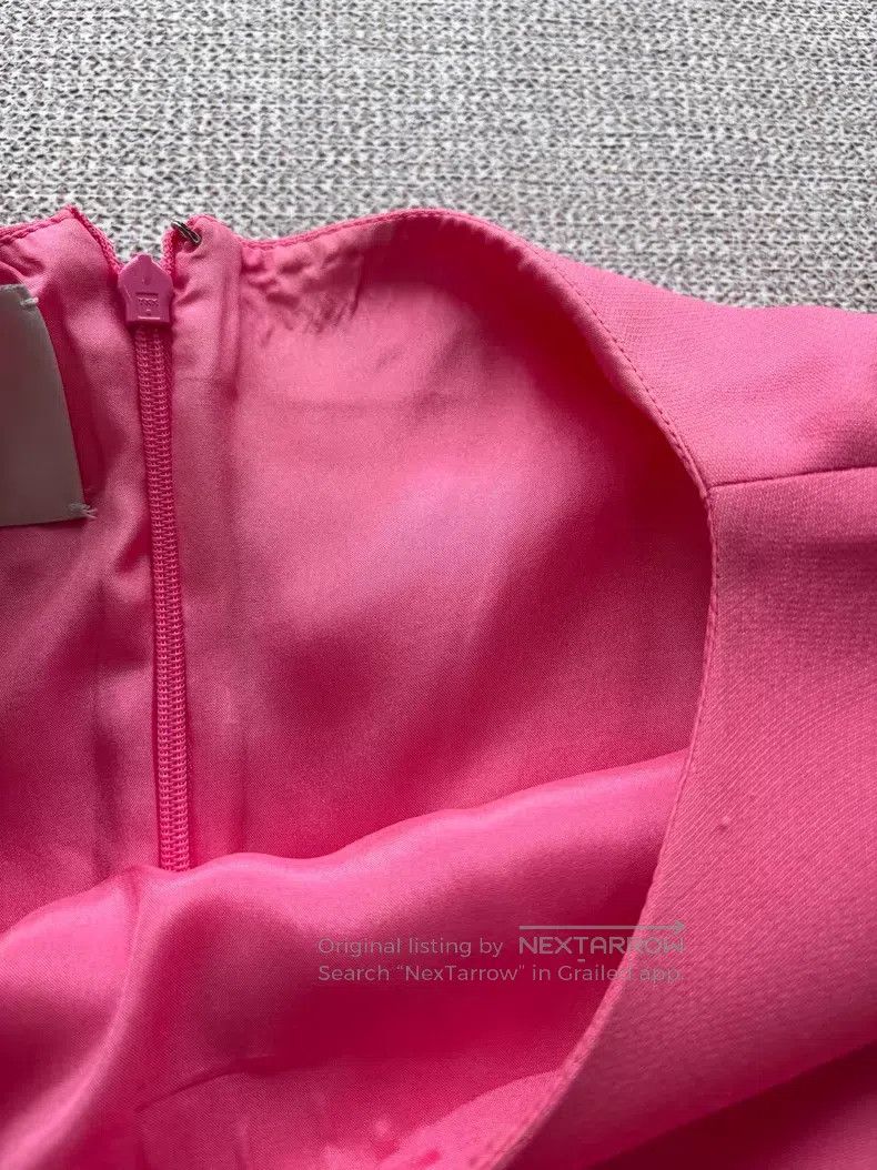Valentino Valentino Silk wool pink doll dress Size S / US 4 / IT 40 - 5 Thumbnail