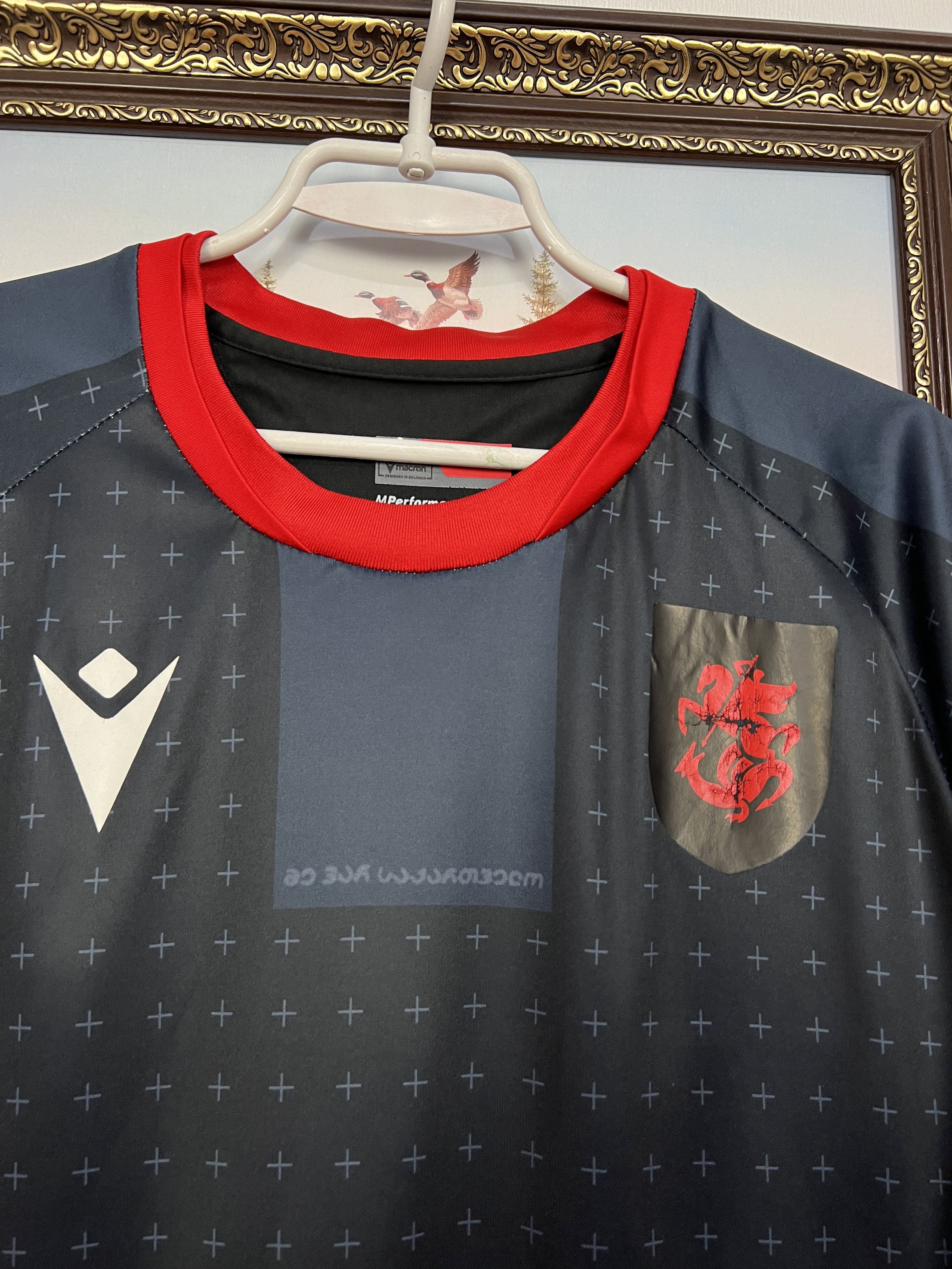 Macron Georgia Away Football Shirt Soccer Jersey National Trikot Size US XL / EU 56 / 4 - 3 Thumbnail
