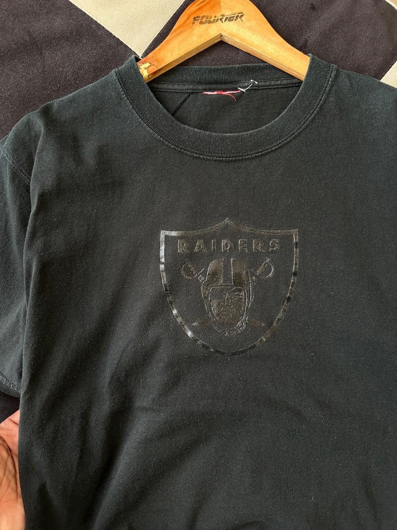 NFL NFL RAIDERS BLACK ON BLACK LOGO Size US M / EU 48-50 / 2 - 2 Thumbnail
