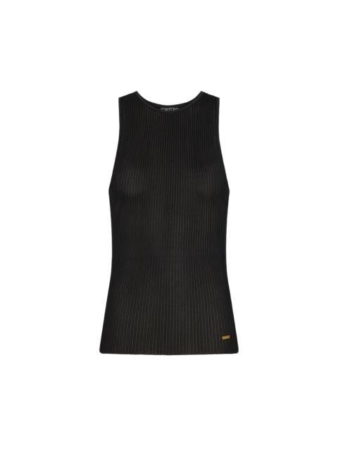 Tom Ford o1w1db10525 TSK317 Tank Top in Black Size XS / US 0-2 / IT 36-38 - 1 Preview