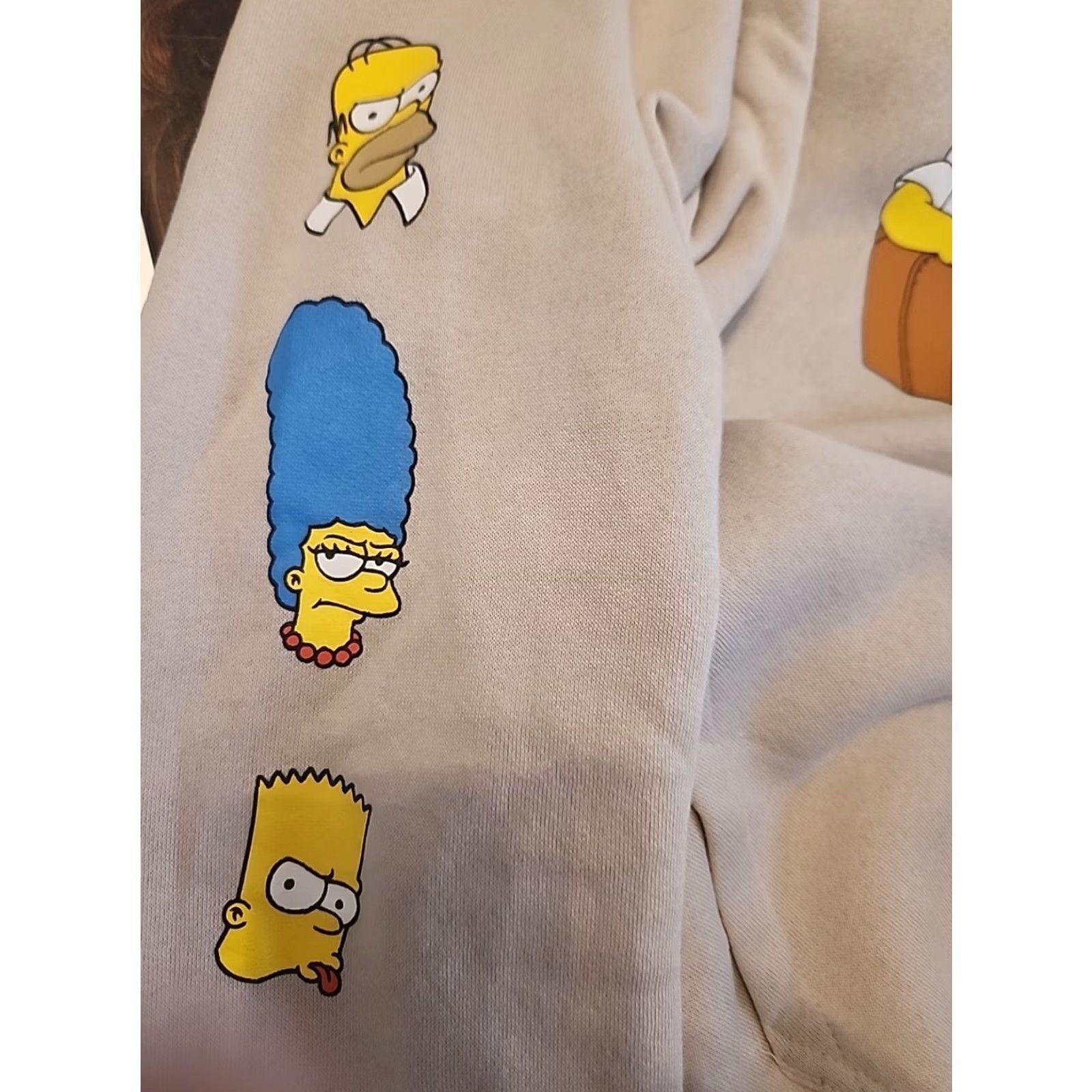 H&M H&M The Simpsons Hoodie Sweatshirt Unisex Adult Small Beige Pullover Hooded Graphic Print Pockets South 90s? Size US S / EU 44-46 / 1 - 5 Thumbnail