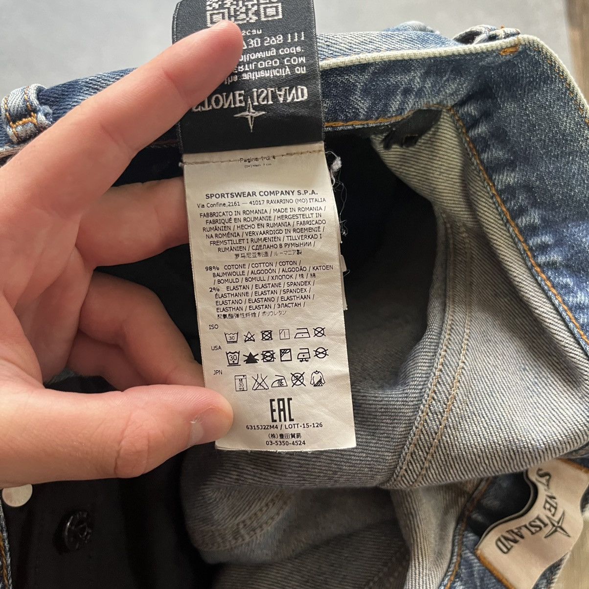 Stone Island Stone Island Jeans Denim Pants Vintage Logo y2k archive Size US 32 / EU 48 - 15 Thumbnail