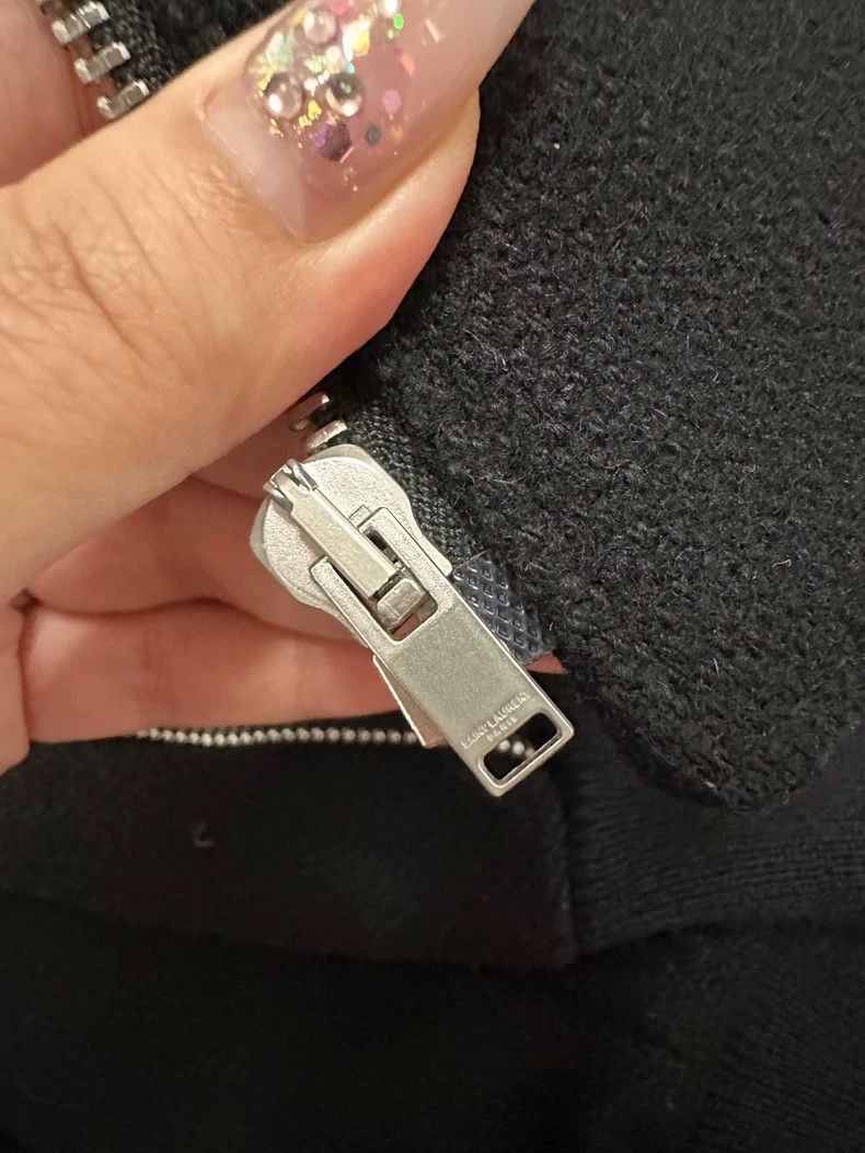 Saint Laurent Paris Saint Laurent Paris Black Zipper Jacket-2506 Size US S / EU 44-46 / 1 - 4 Thumbnail