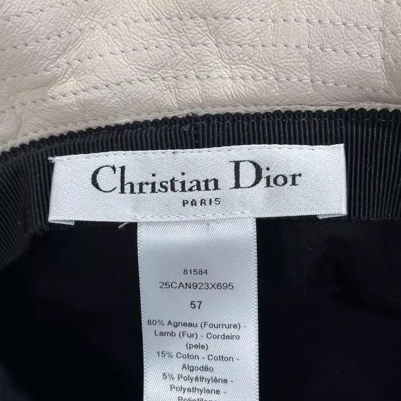 Dior Dior Fleece Logo Bucket Hat-2506 Size ONE SIZE - 5 Thumbnail