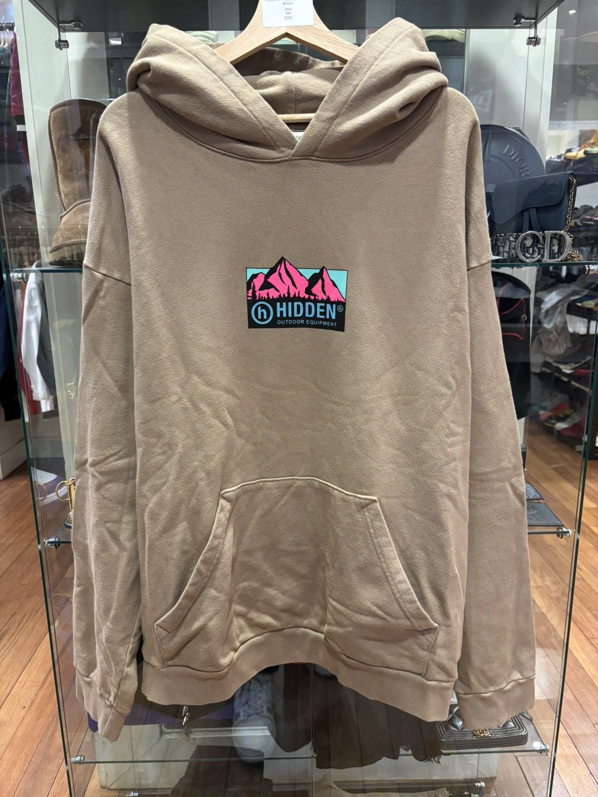 HIDDEN Hidden NY Mountain Hooded Sweatshirt Size US XXL / EU 58 / 5 - 1 Thumbnail