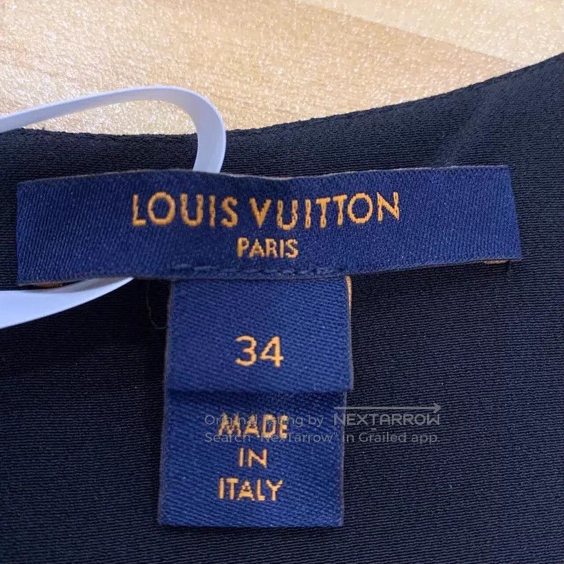 Louis Vuitton Louis Vuitton V-Neck Sleeveless Color-Block Mulberry Silk Size XXS / US 00 / IT 34 - 5 Thumbnail
