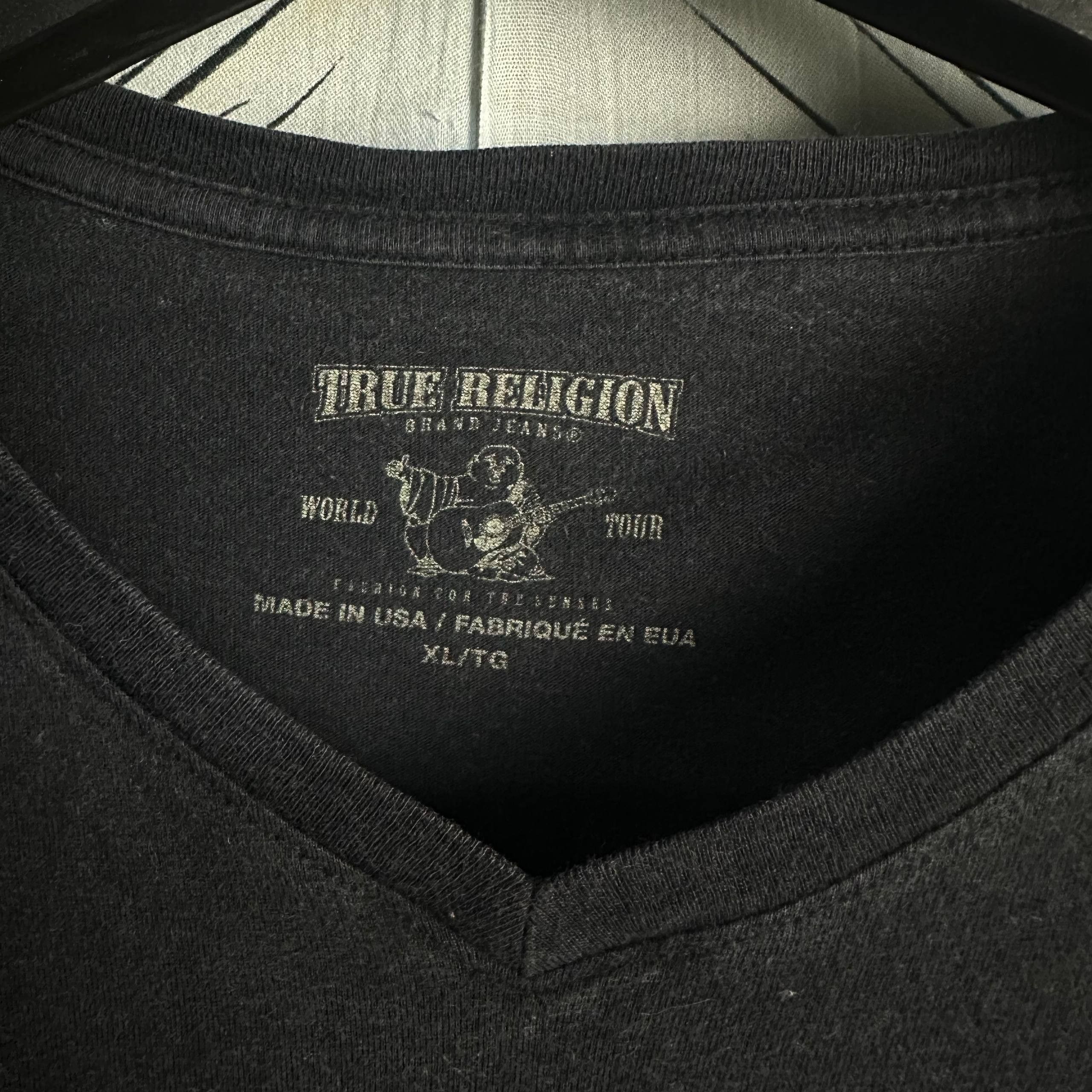 True Religion True Religion Horseshoe Buddha Logo T-Shirt Size US L / EU 52-54 / 3 - 4 Thumbnail