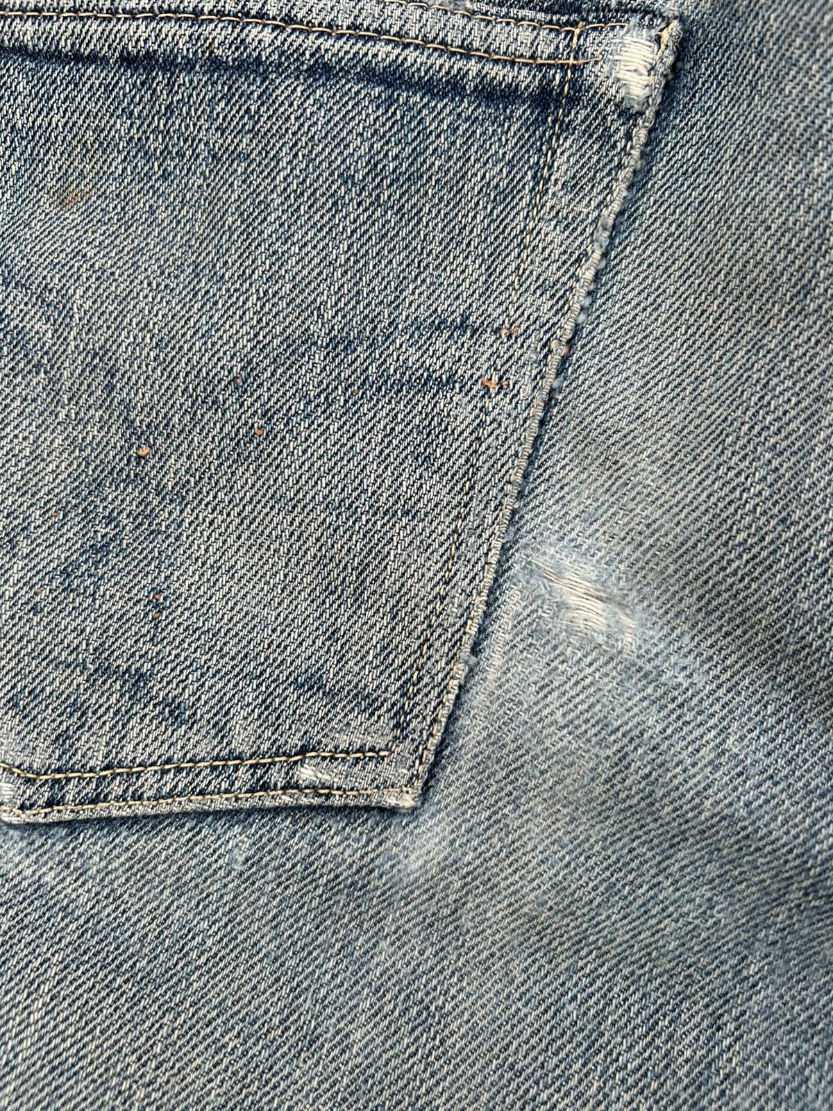 Kapital Vintage Full Count Selvedge Distressed Lowrise Denim Jeans Size US 28 / EU 44 - 17 Thumbnail