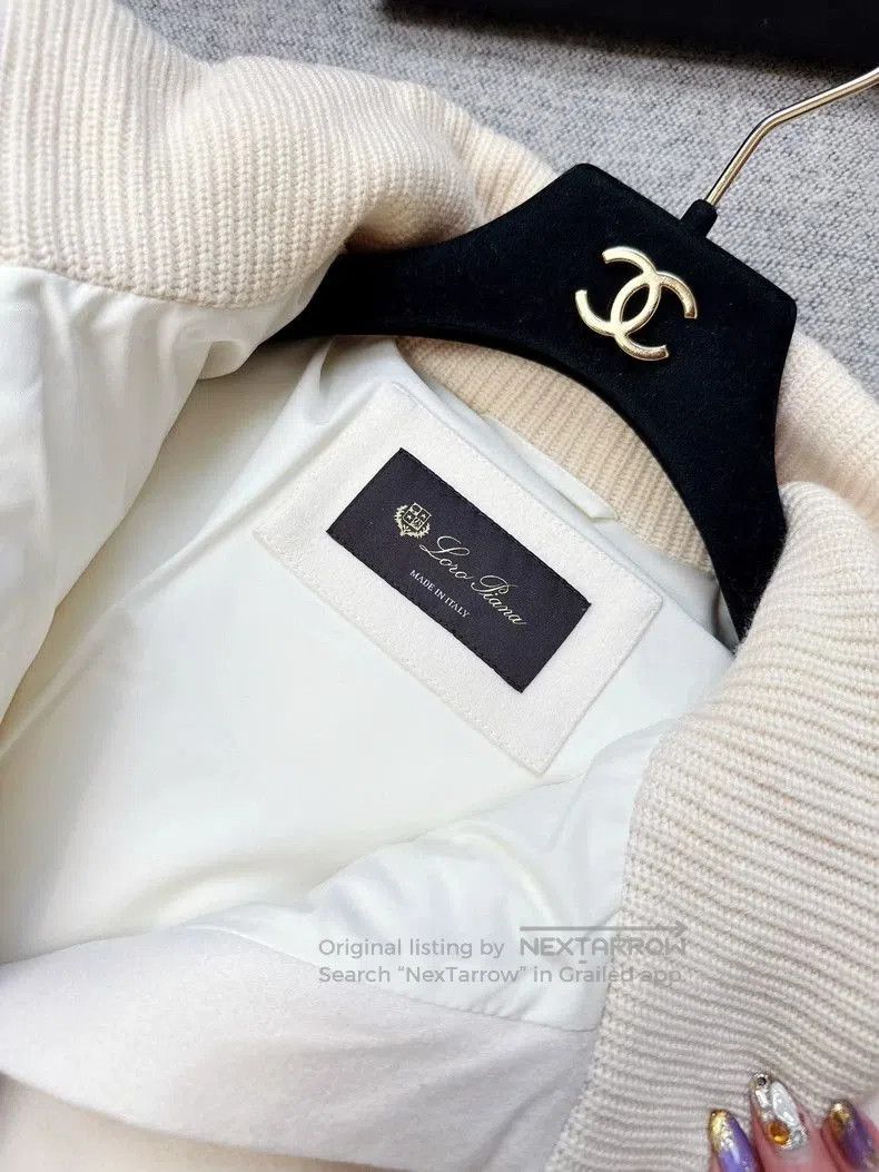 Loro Piana Loro Piana Cream Cashmere Down Jacket. Size US S / EU 44-46 / 1 - 4 Thumbnail