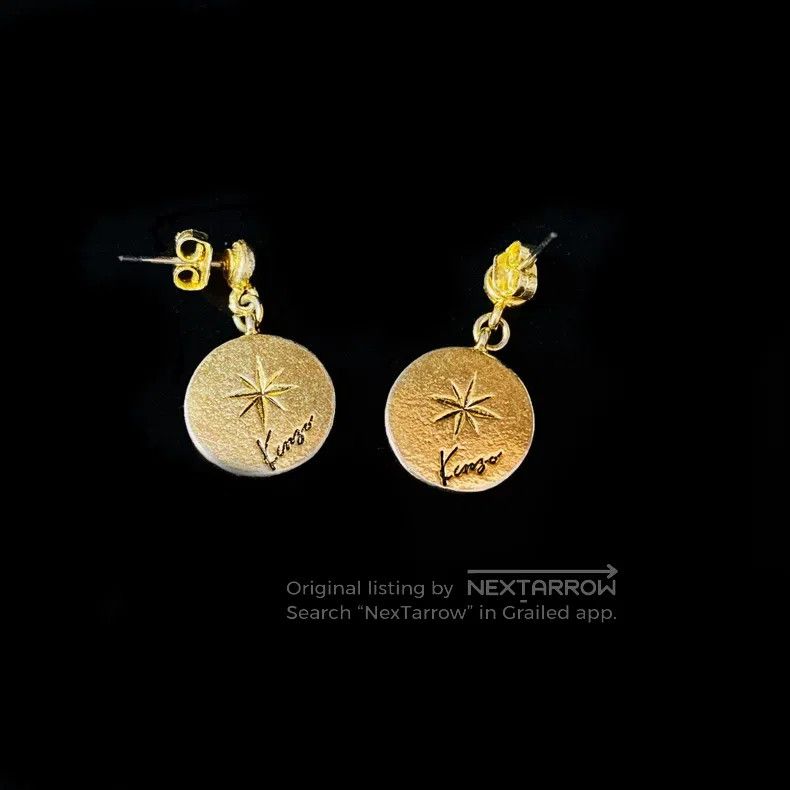 Kenzo kenzo Signature Star Moon Earrings Size ONE SIZE - 2 Thumbnail