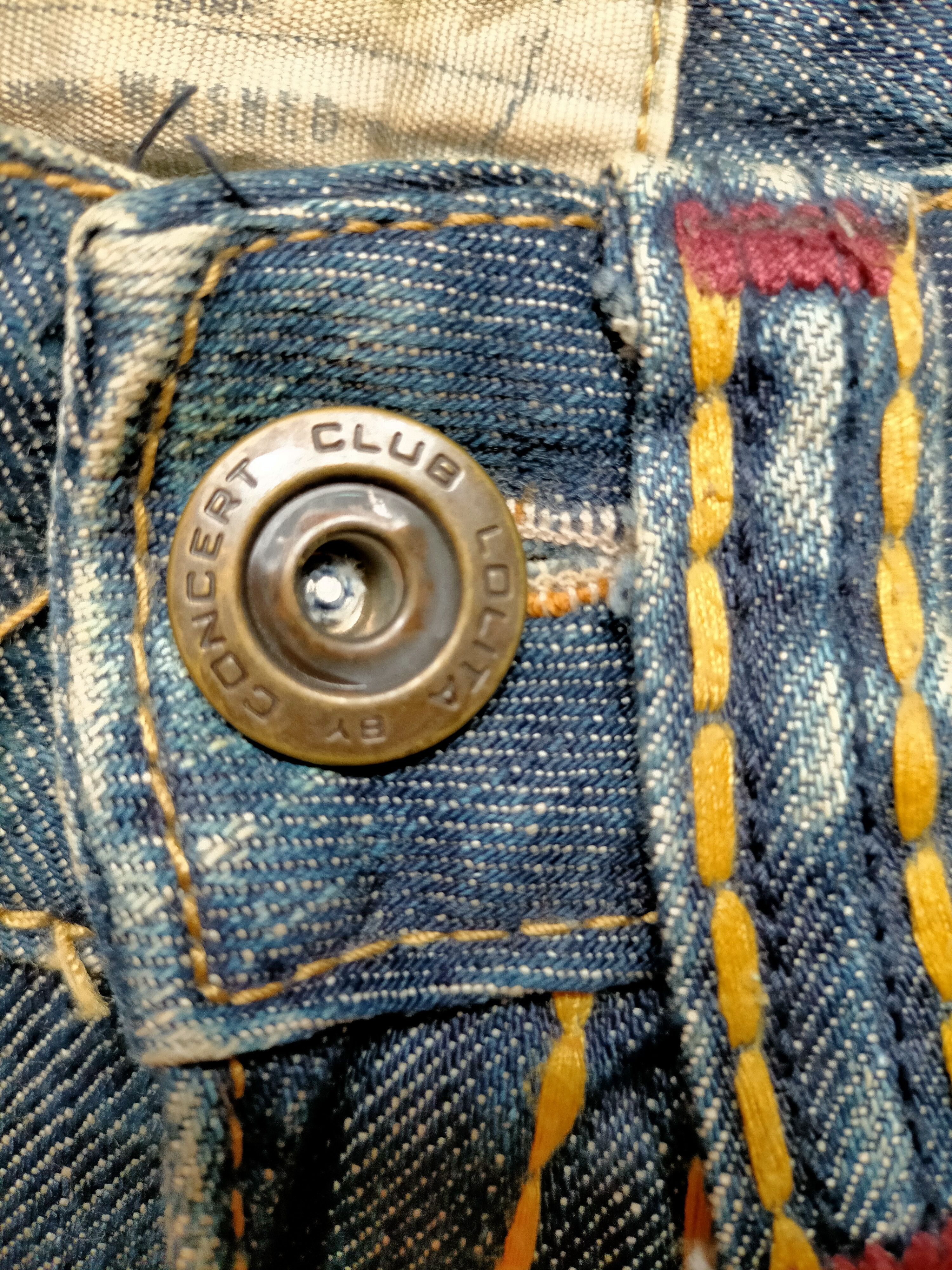 If Six Was Nine Flare Jeans Lolita Low Rise Boot cut Denim Size US 30 / EU 46 - 15 Thumbnail