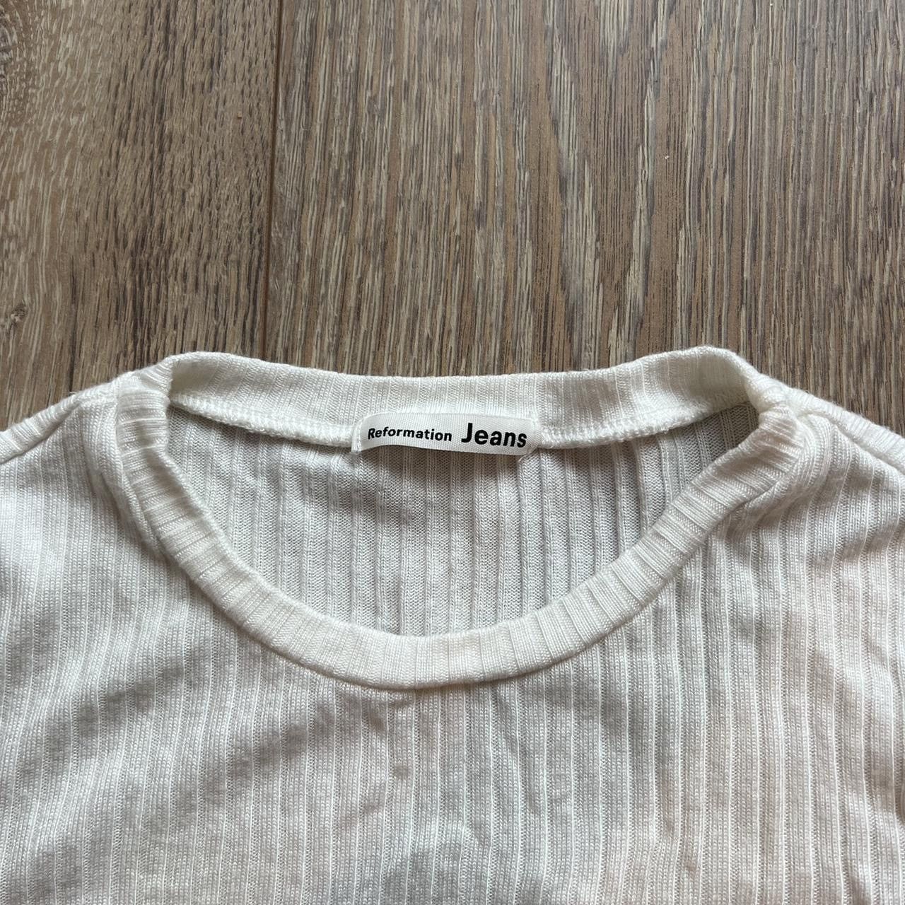 Reformation Reformation Long Sleeve Crop Top Size XS / US 0-2 / IT 36-38 - 3 Thumbnail
