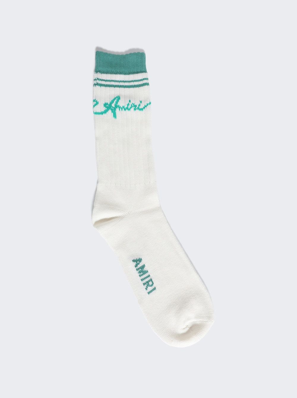 Amiri o1mle0426 Size: 43/44 / Wave Socks in White Size ONE SIZE - 1 Preview
