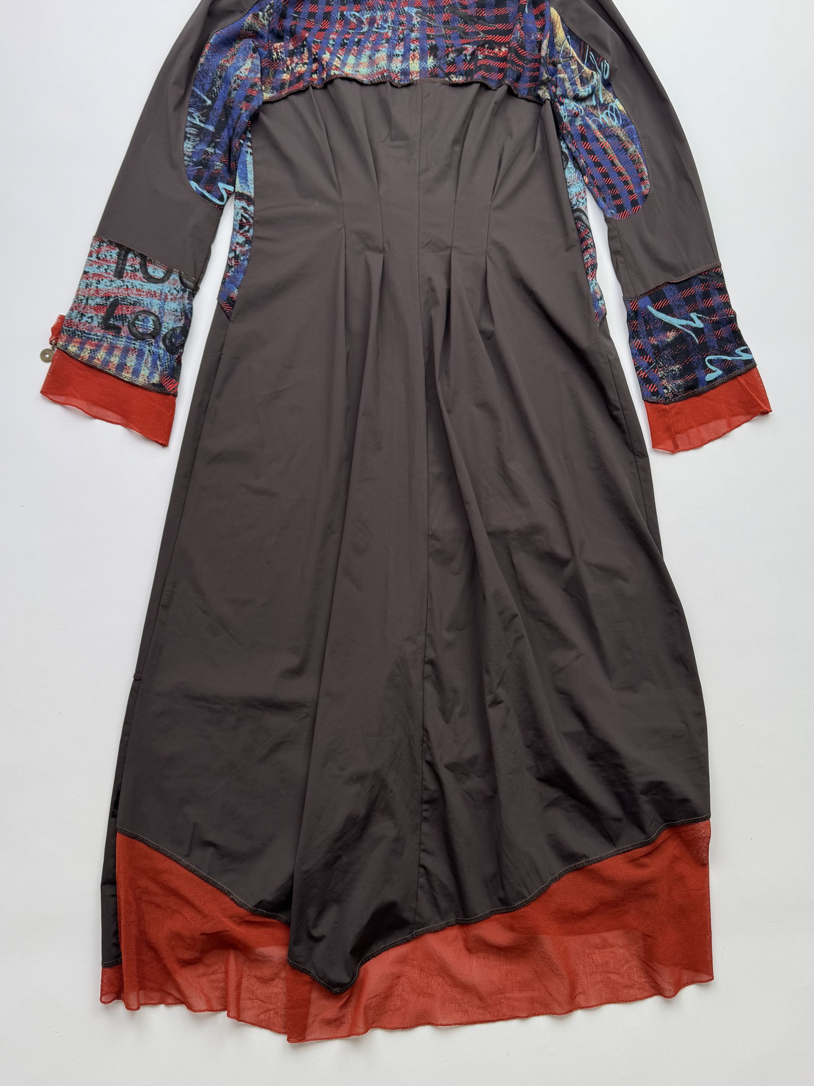 Vintage Vintage Dress With Long Sleeve B239(V500)E2 Size S / US 4 / IT 40 - 8 Thumbnail